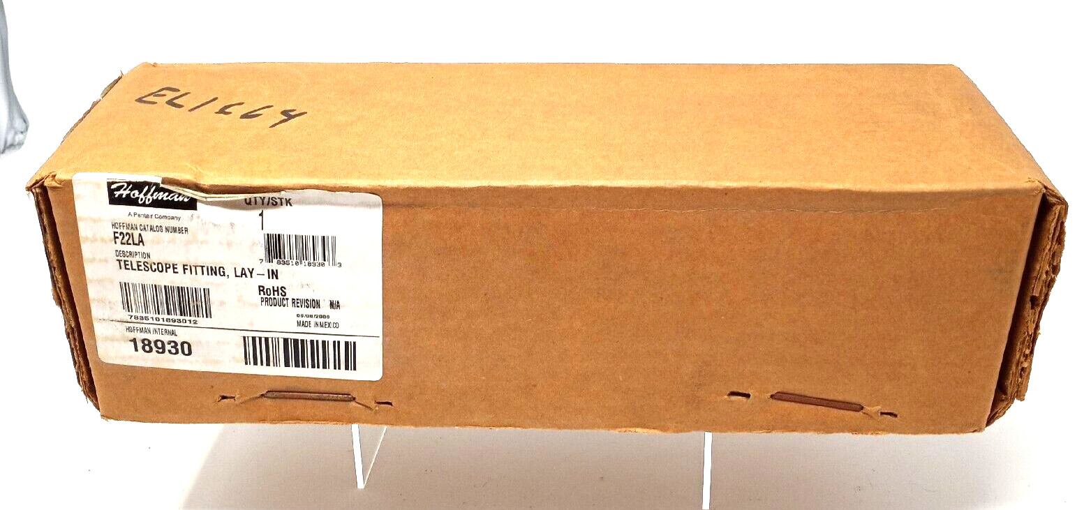 HOFFMAN F22LA FITTING TELESCOPE FITTING, LAY-IN NEW IN BOX SEALED