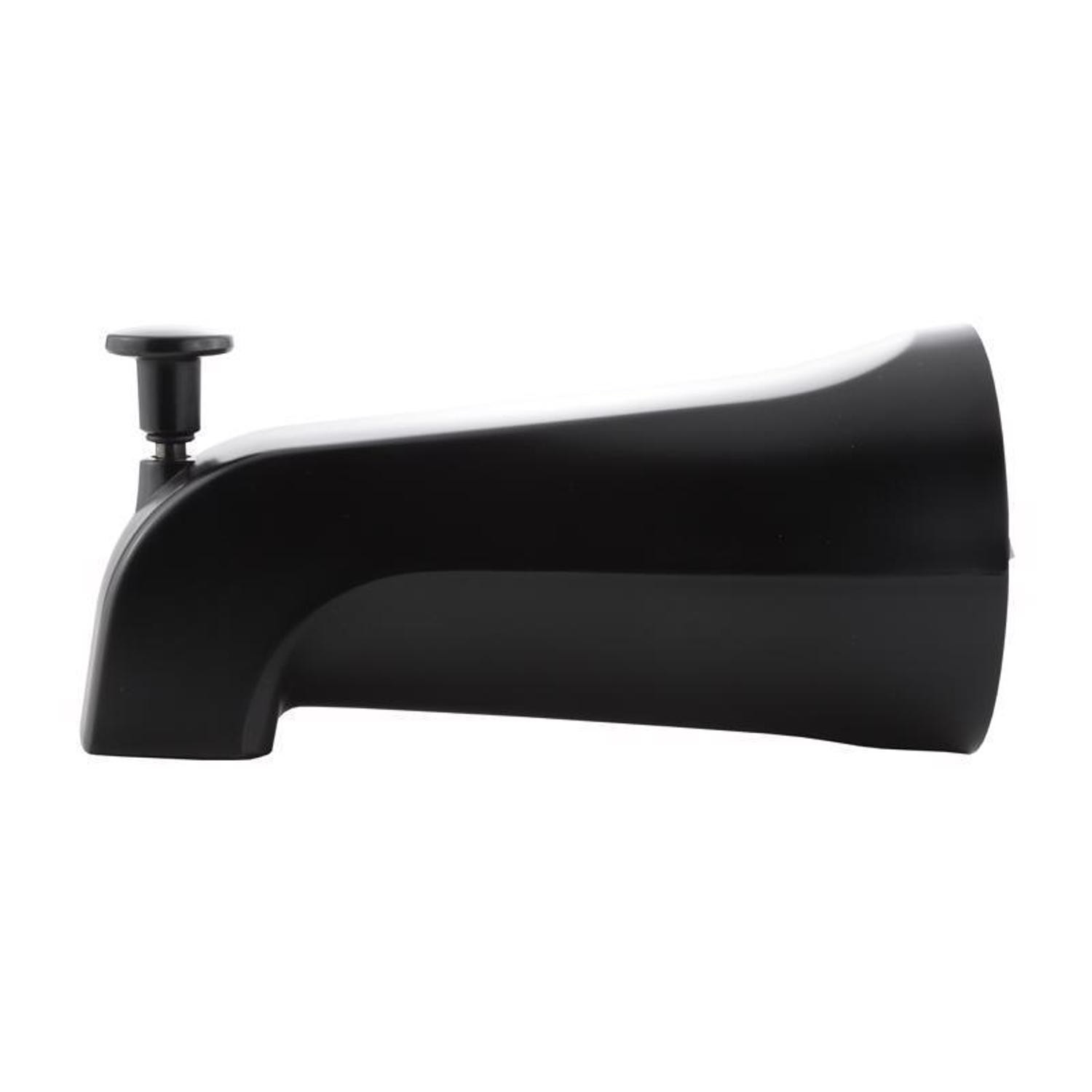 Danco 9D00011079 Black Diverter Spout Matte Metal Tub and Shower Faucet