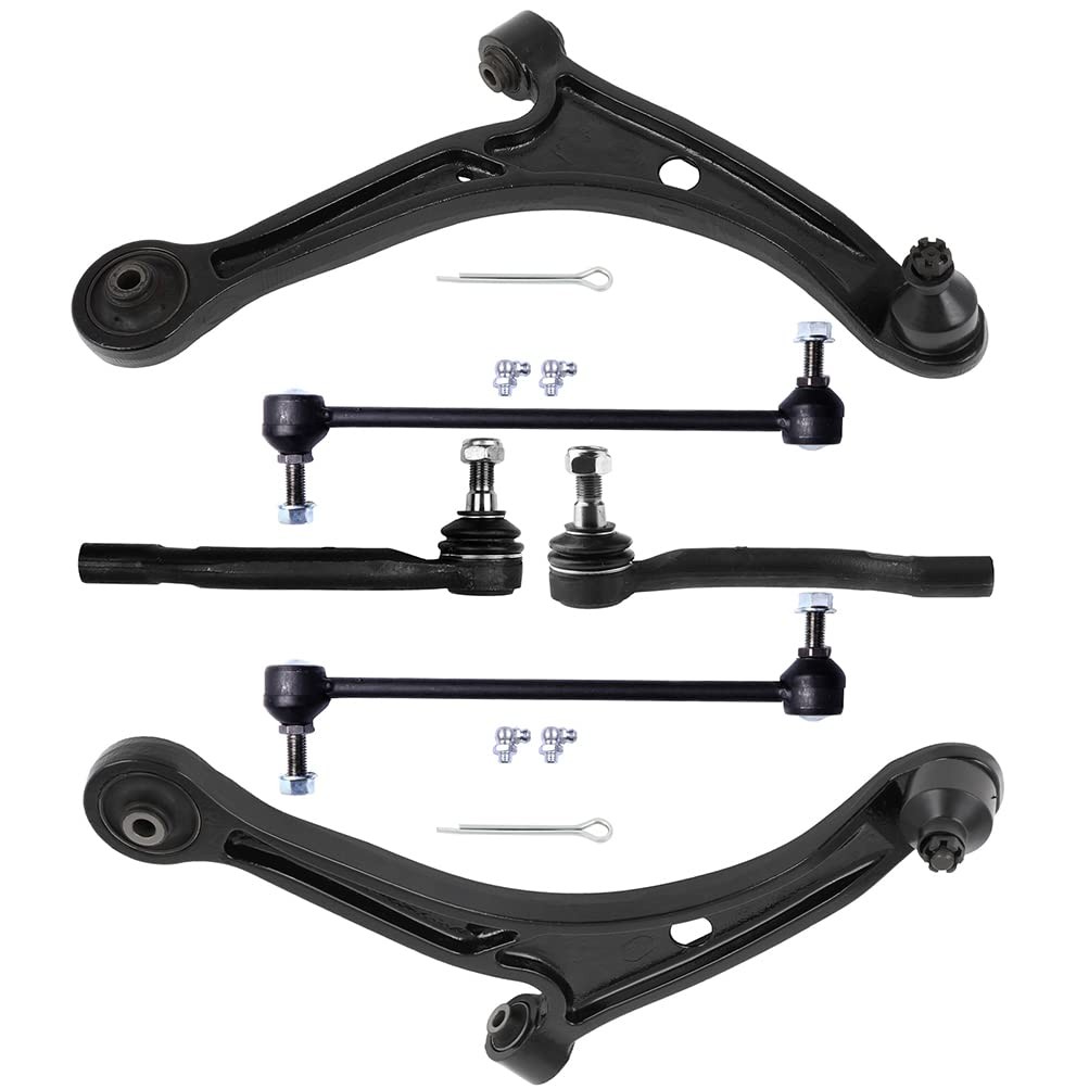 6pc LCA w/Ball Joint Tie Rod End Sway Link Kit Acura MDX 01-05 Honda Pilot 03-05