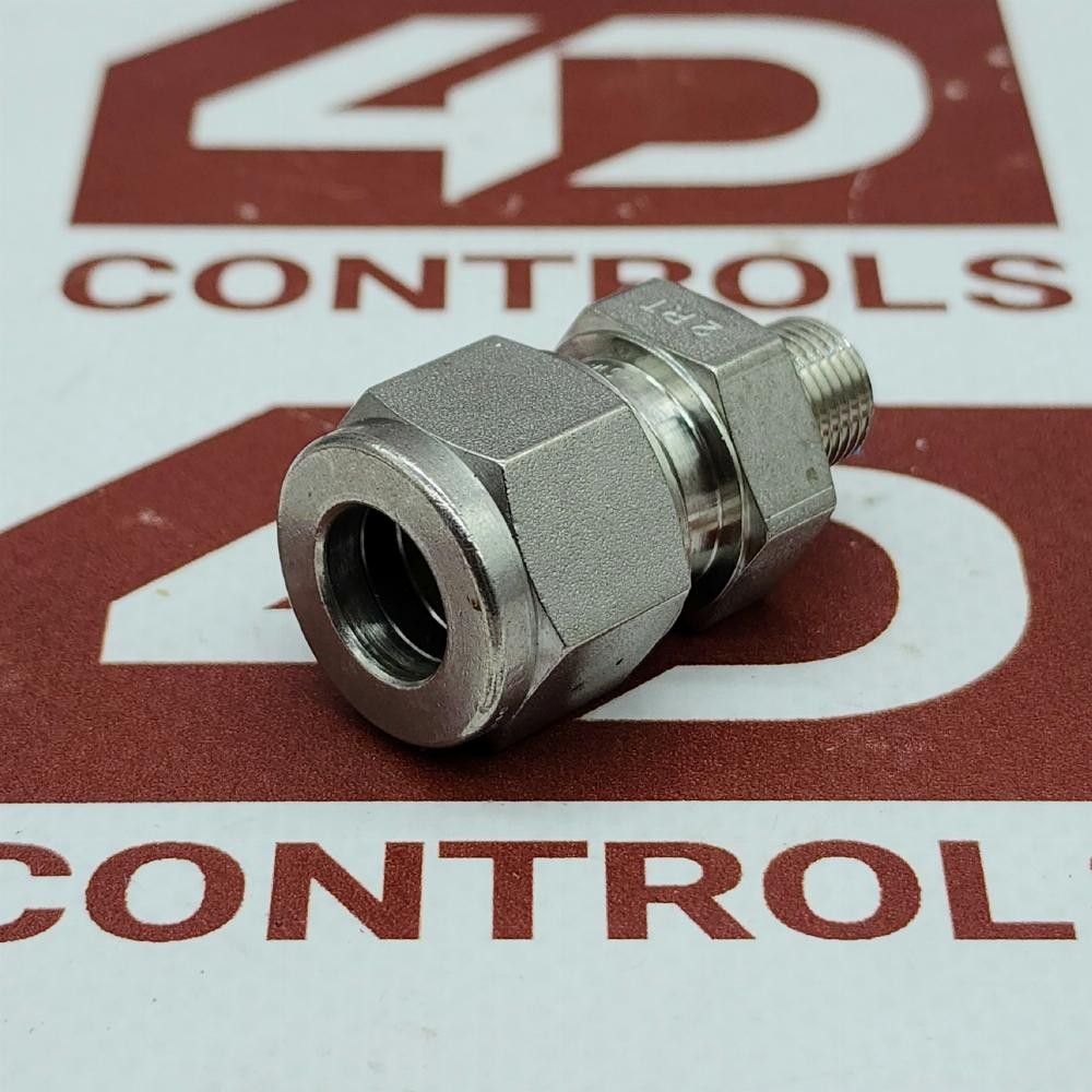 Swagelok SS-10M0-1-2RT Stainless Steel Male Connect, 10 mm x 1/8, Used