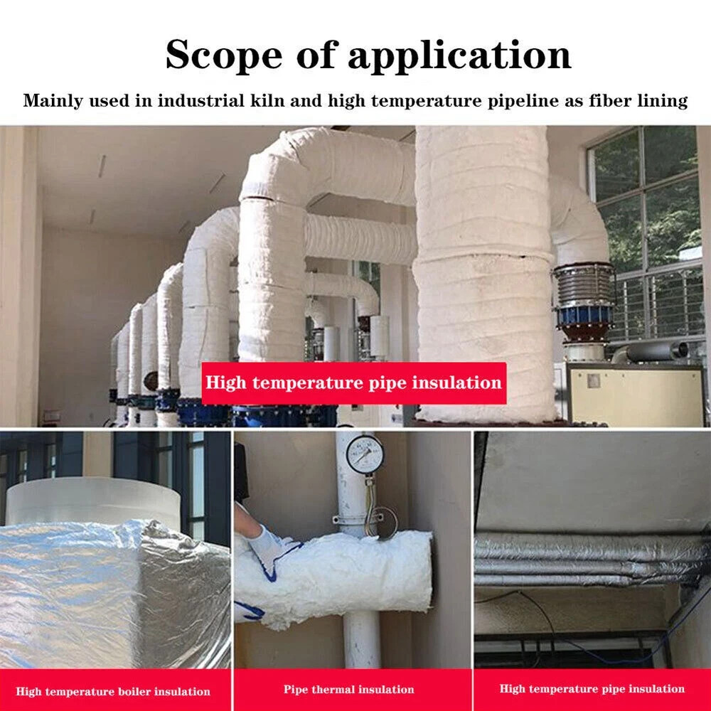 24″ x 48″ Ceramic Fiber Blanket Insulation High Temperature Fireproof Mat Pads