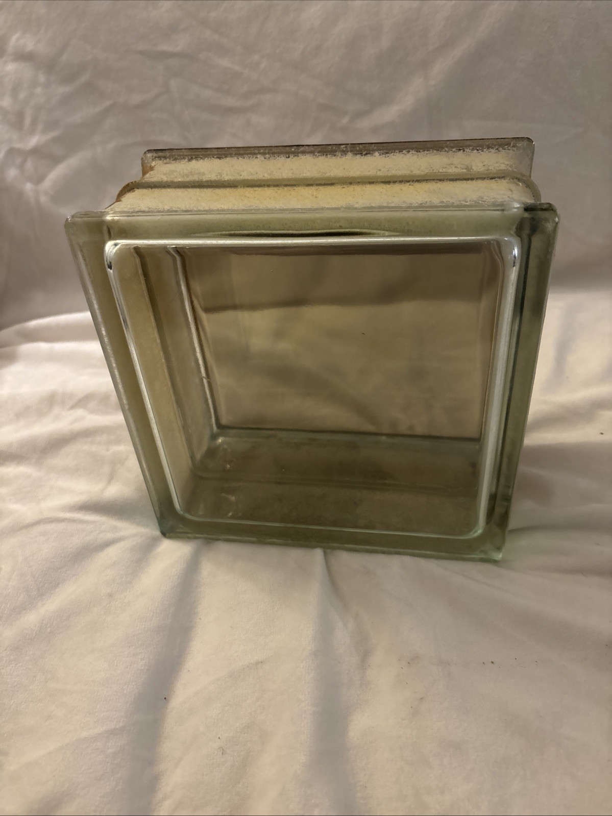 Architectura Vintage Glass Blocks Reclaimed 7 3/4 x 7 3/4 x 4 Light Tint Vintage