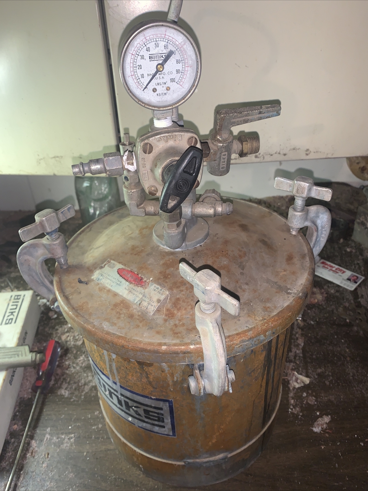 Binks 83-5661 Pressure Pot 2.8 Gallon