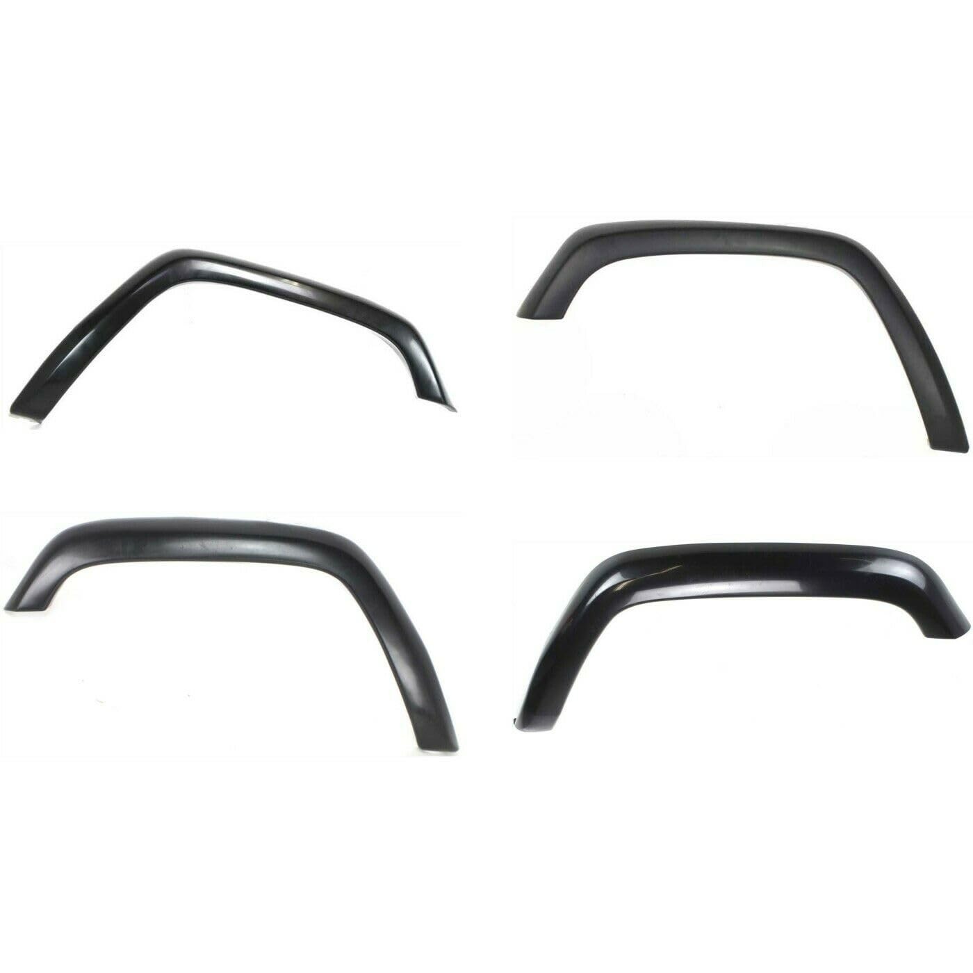 4pcs Left/Right Flare Molding Trim Set Jeep Cherokee 1997-2001