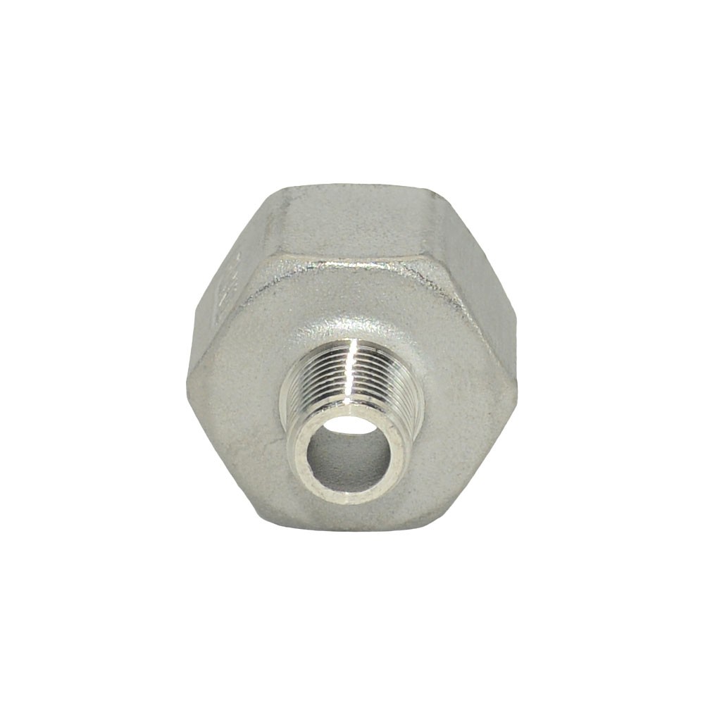 1/4″ to 3/4″ female NPT Hex Nipple Pipe Fitting MF Reducer Adapter Stainless SS