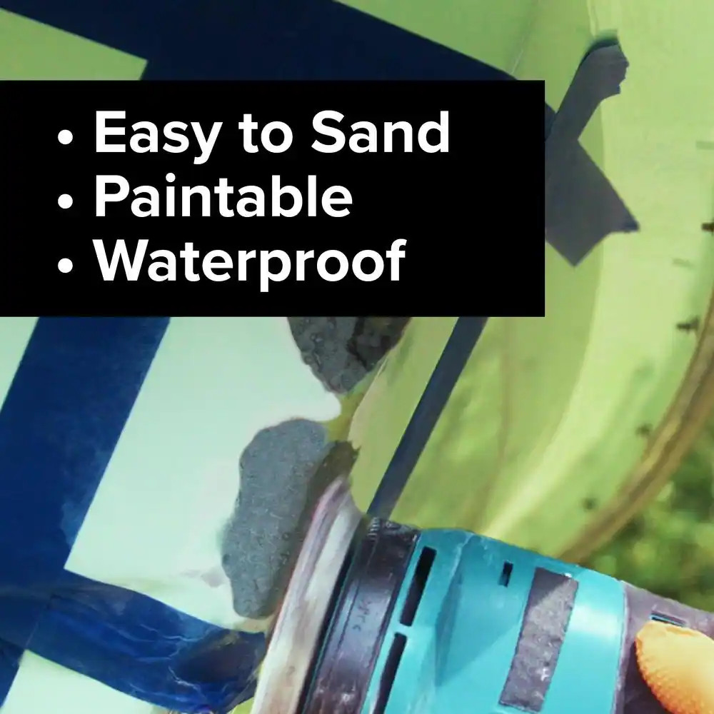 JB Weld Fiberglass Filler Short Strand 1 Quart Repair Putty Waterproof Durable