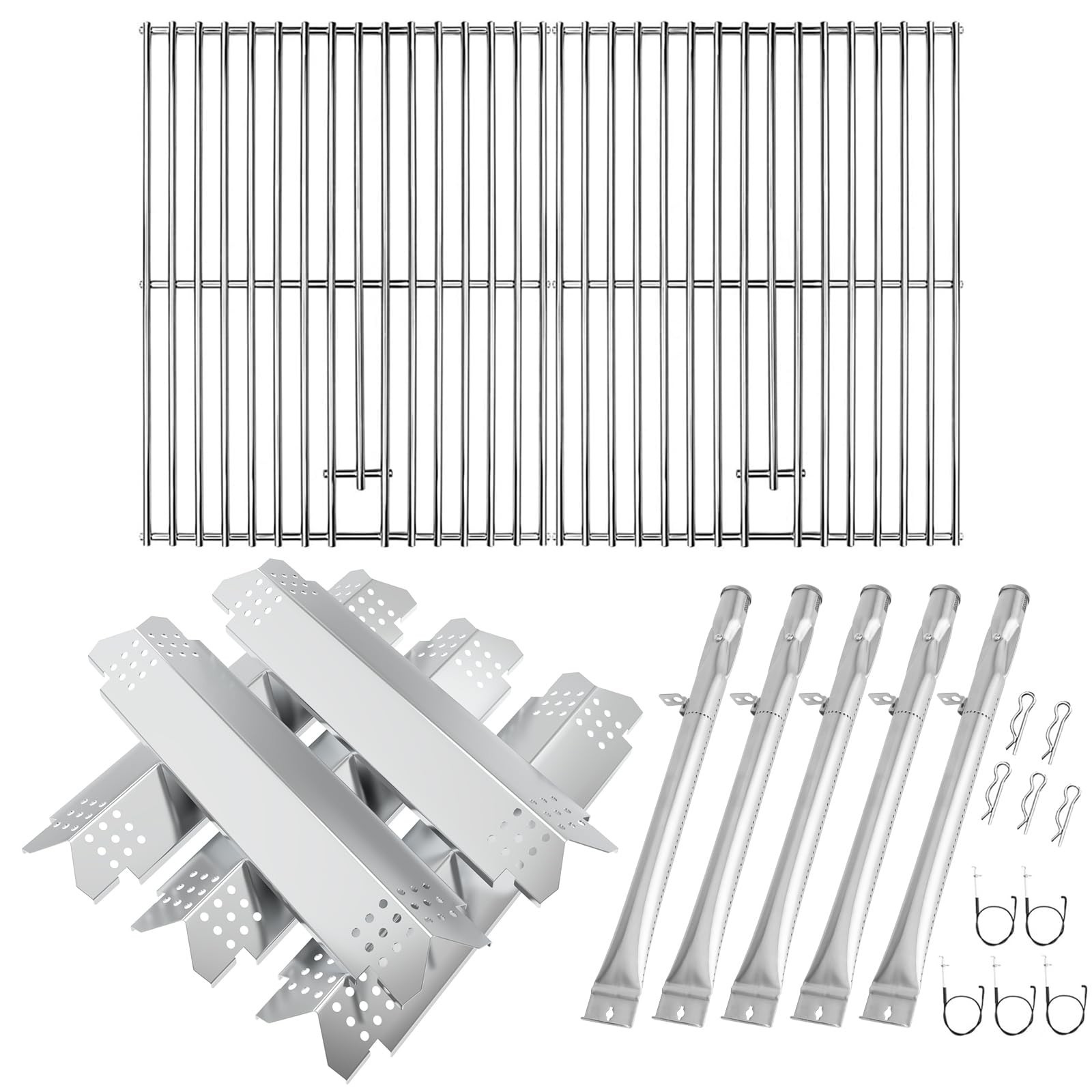 BQMAX Grill Replacement Parts for Nexgrill 5 Burner 720-0888S, Grill Grate, B…