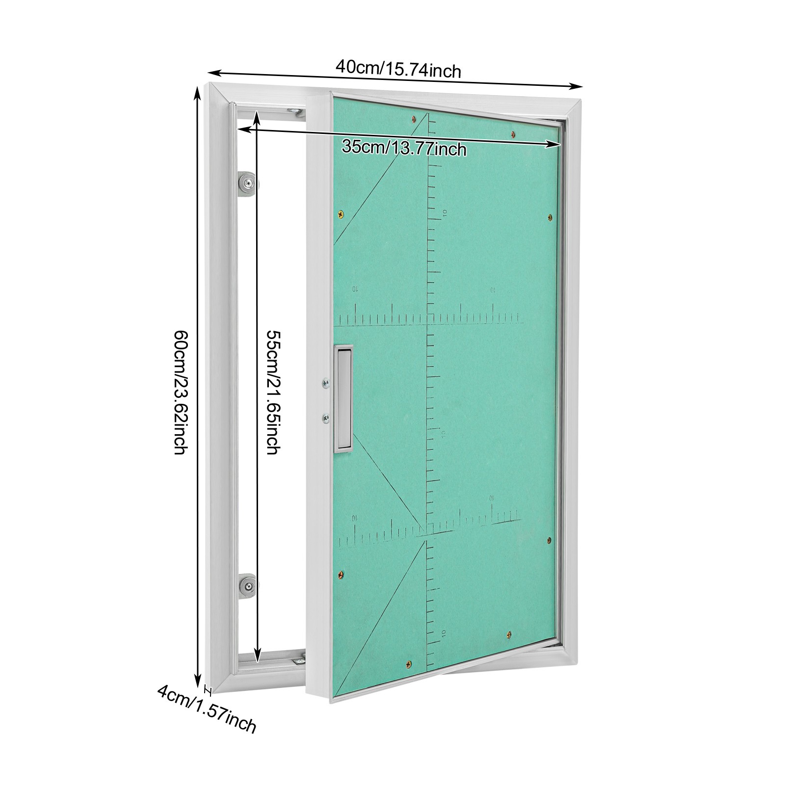 Access Panel Aluminum Alloy Access Door Plumbing Inspection Service 40*60cm