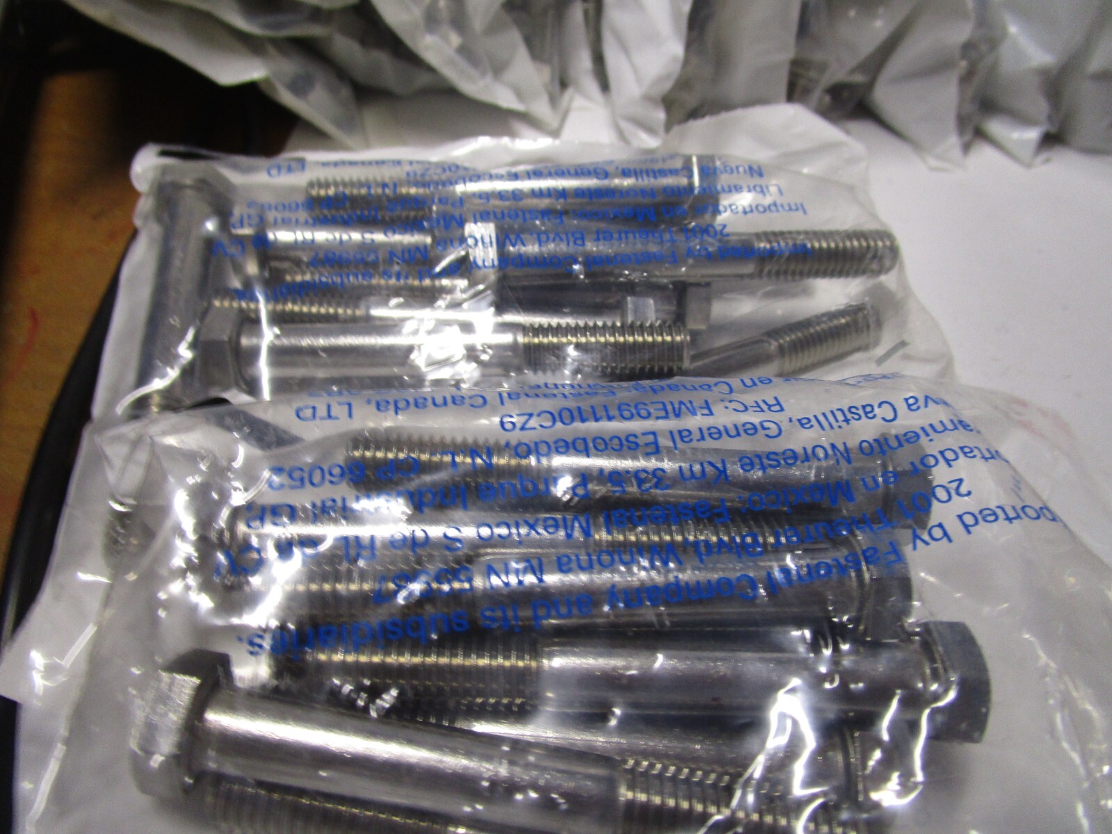 3/8″-16 x 3″ ASTM F593 18-8 Stainless Steel Hex Cap Screw QTY 20