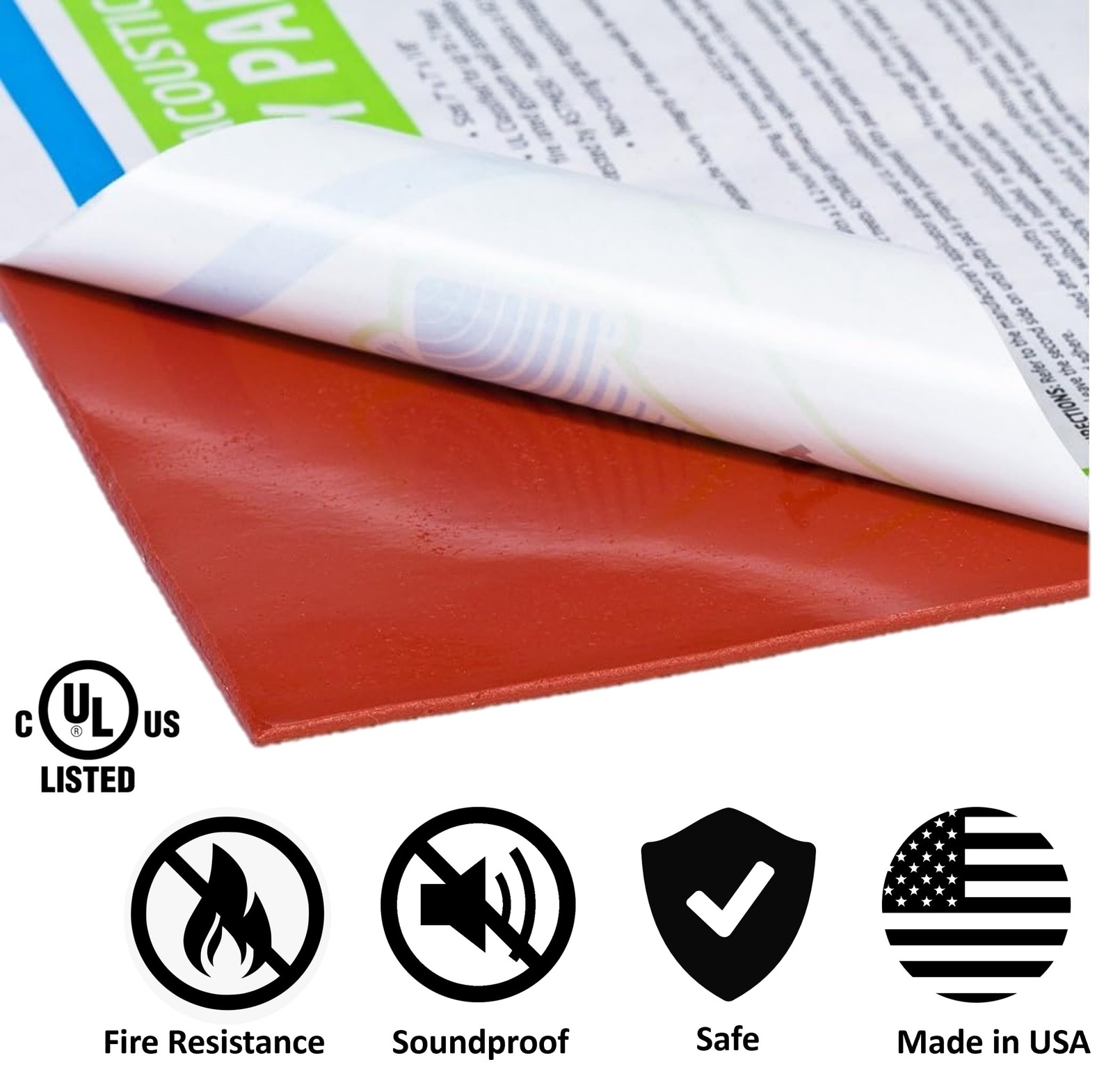 Acoustical Putty Pads – Moldable Soundproofing Pad – Fire Stop for Electrical…