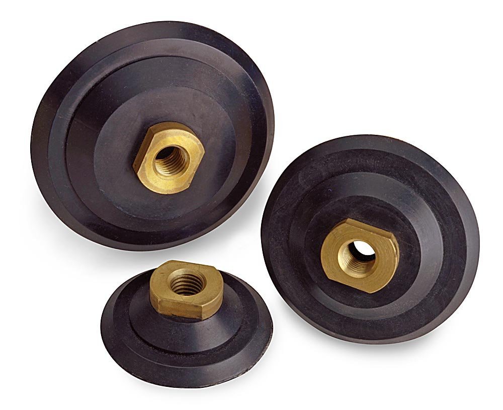 5 Pieces 5″ Back Holder Backer Pads for Diamond Polishing Pad 5/8″-11 grinder