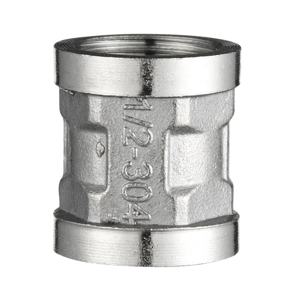 201 Stainless Steel Coupling Female Pipe Fitting Reducing Muff Coupler Connector