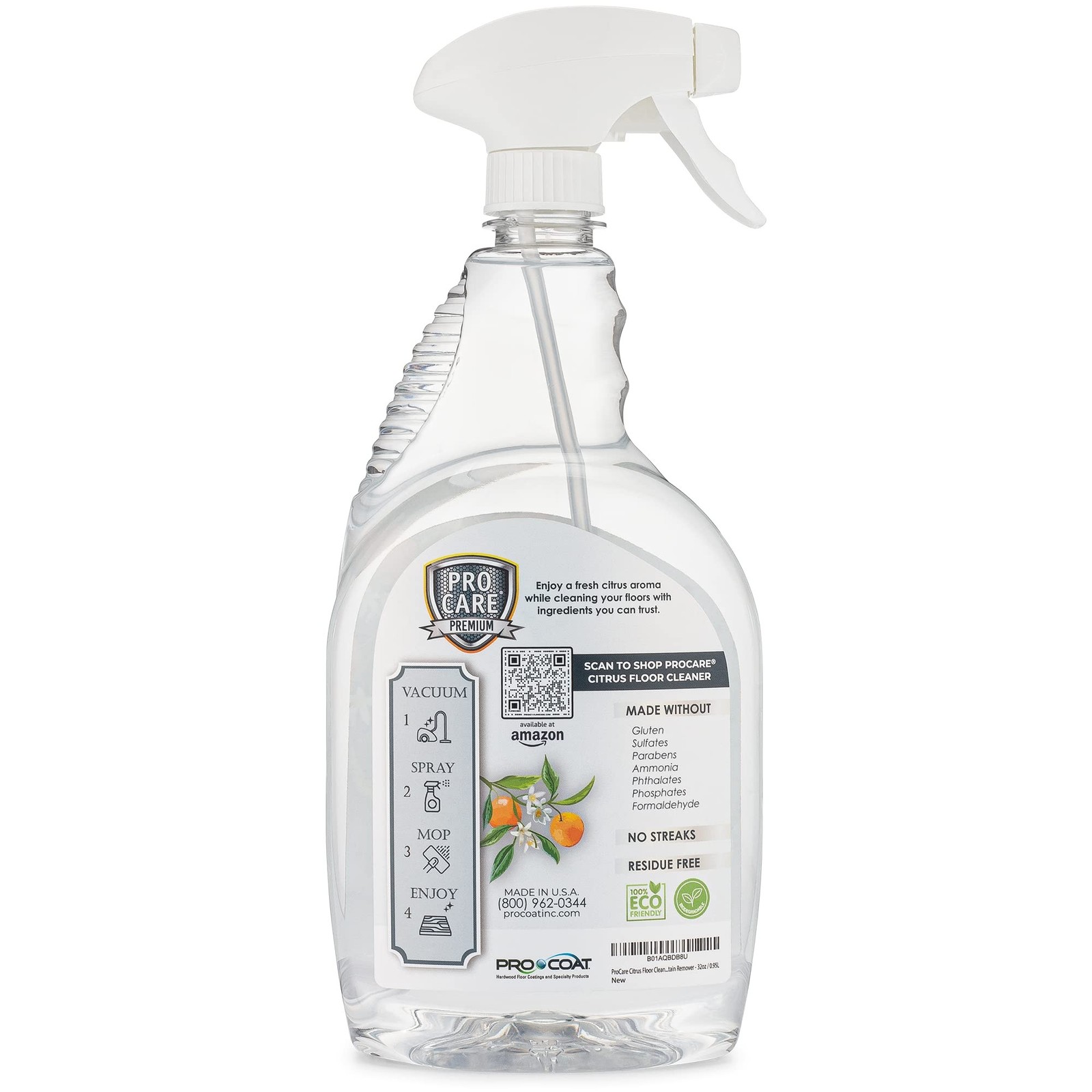 ProCare Citrus Floor Cleaner (Made in USA) | Tile, Stone, Laminate,… Fast Ship