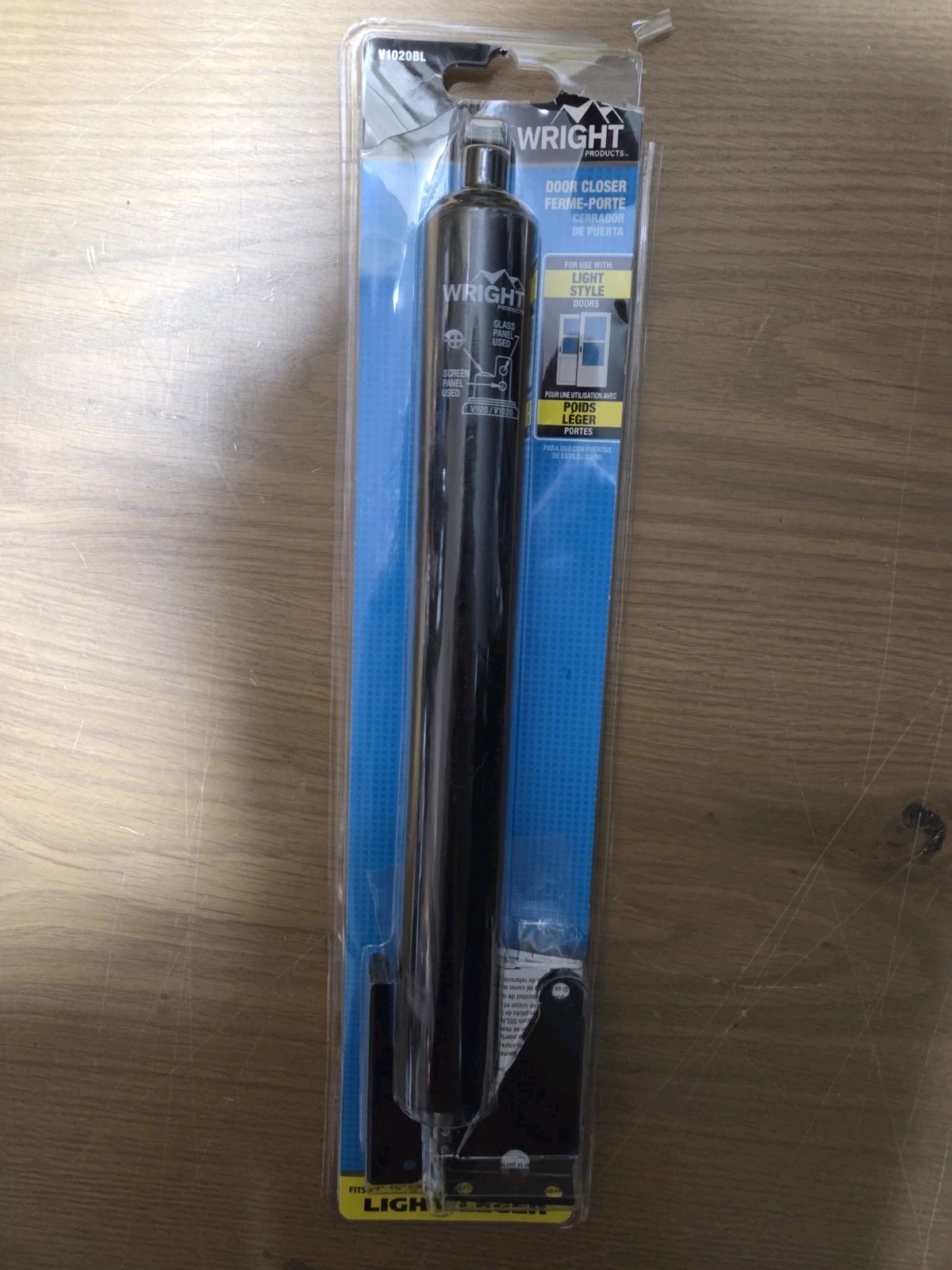 Wright #V1020BL Black Pneu DR Closer,No V1020BL, Hampton Products-Wright