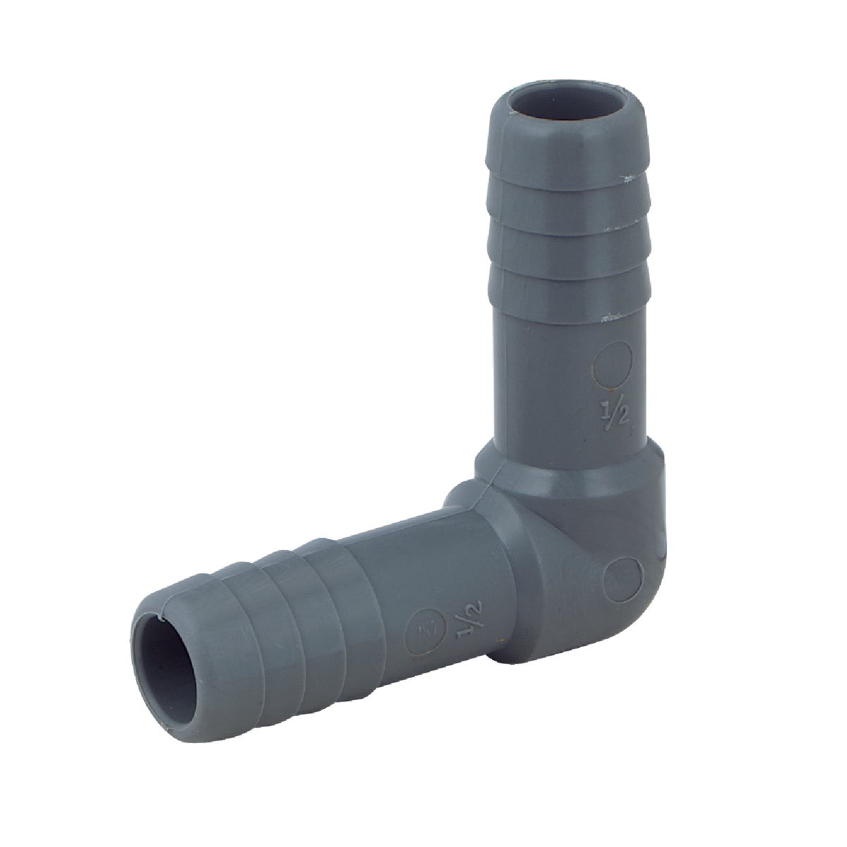 Boshart 1/2 In. 90 Deg. Polypropylene Insert Elbow (1/4 Bend) UPPE-05 Boshart