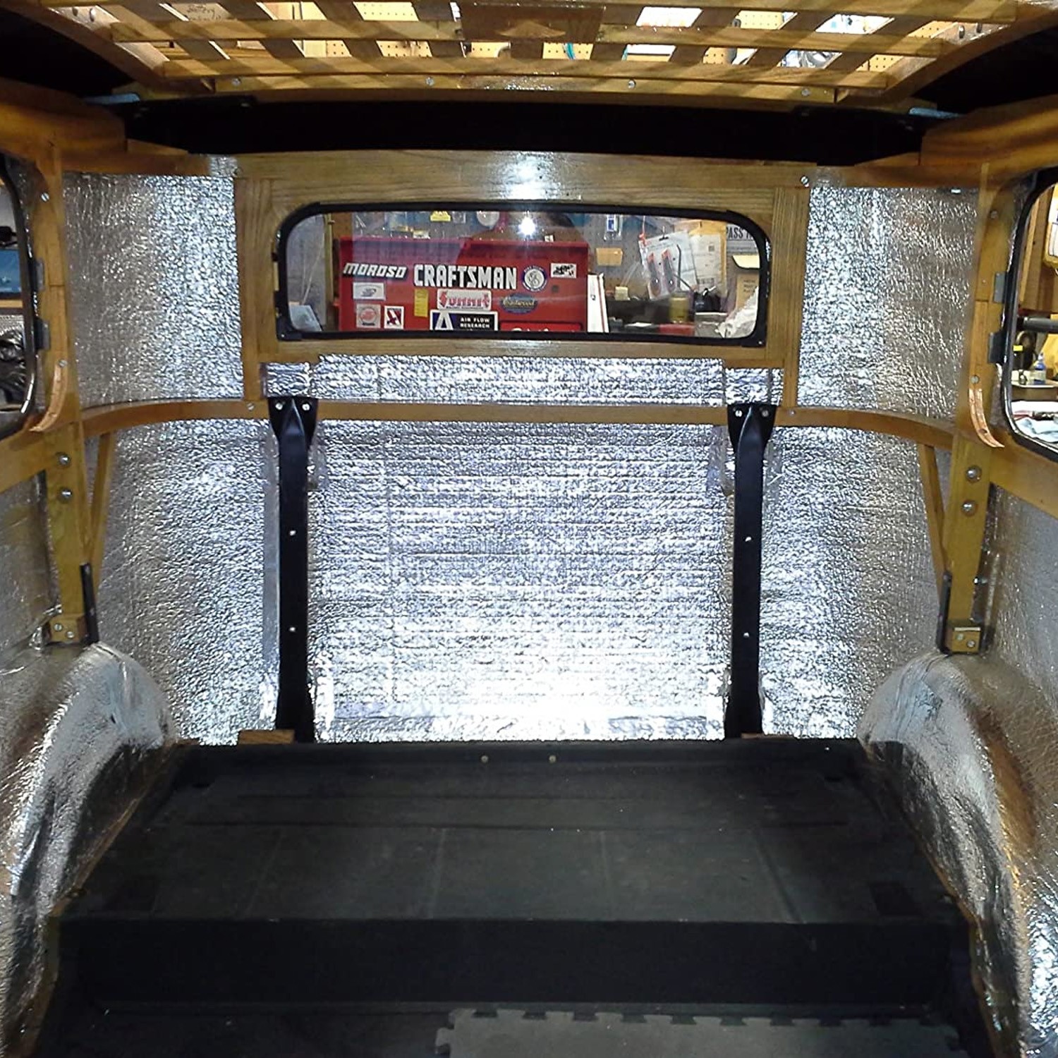 5mm Double Side Radiant Heat-Cold Barrier Reflective Insulation Pad Mat 40″×60″