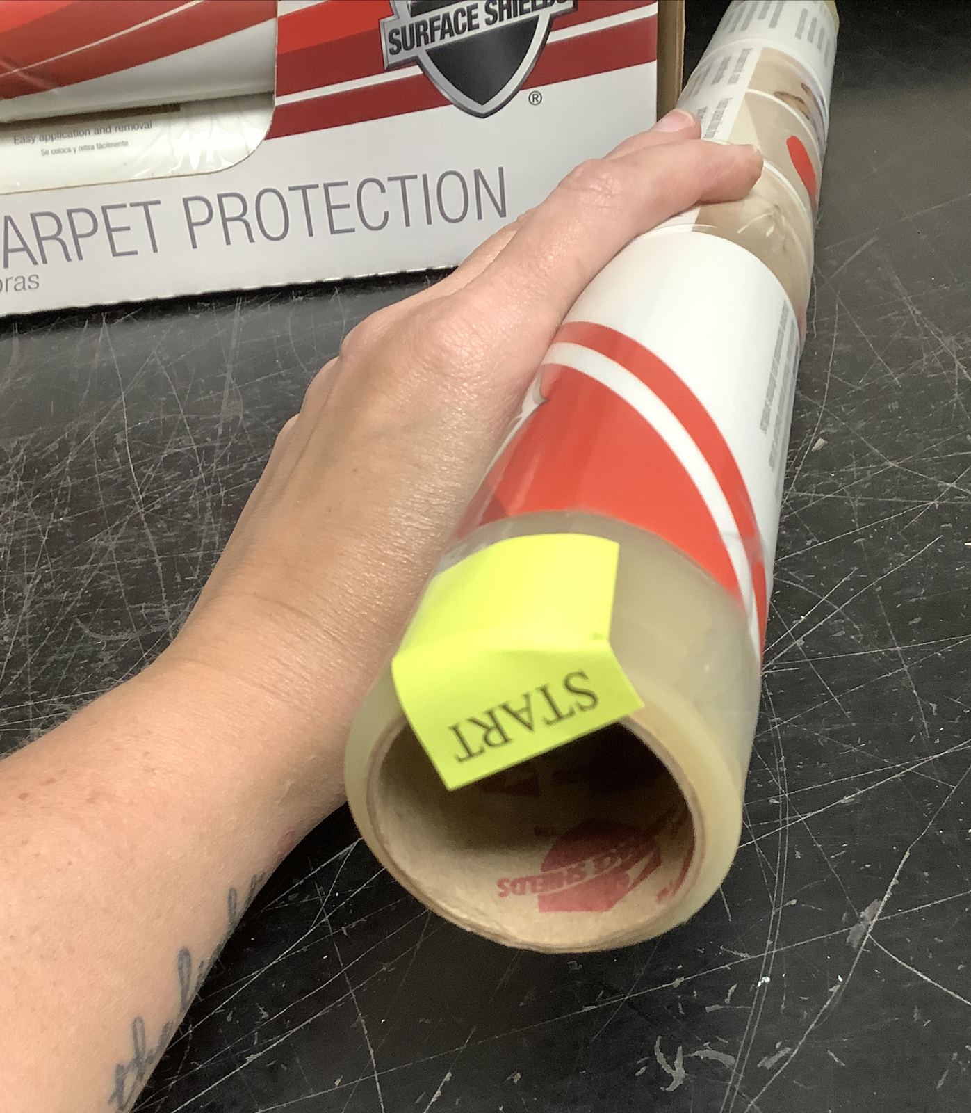 12 Rolls Surface Shields Carpet Shield CS2130W | 21”x30’ Per Roll or 52 Sq Ft