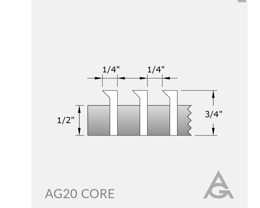 Architectural Grill, 5.5″ x 40″ Brushed Satin Anodized Aluminum