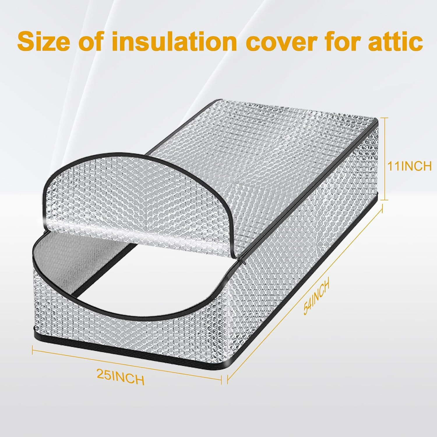 Attic Door Insulation Cover, Attic Tent 25 X 54 X 11 in | Energy-Saving Attic St