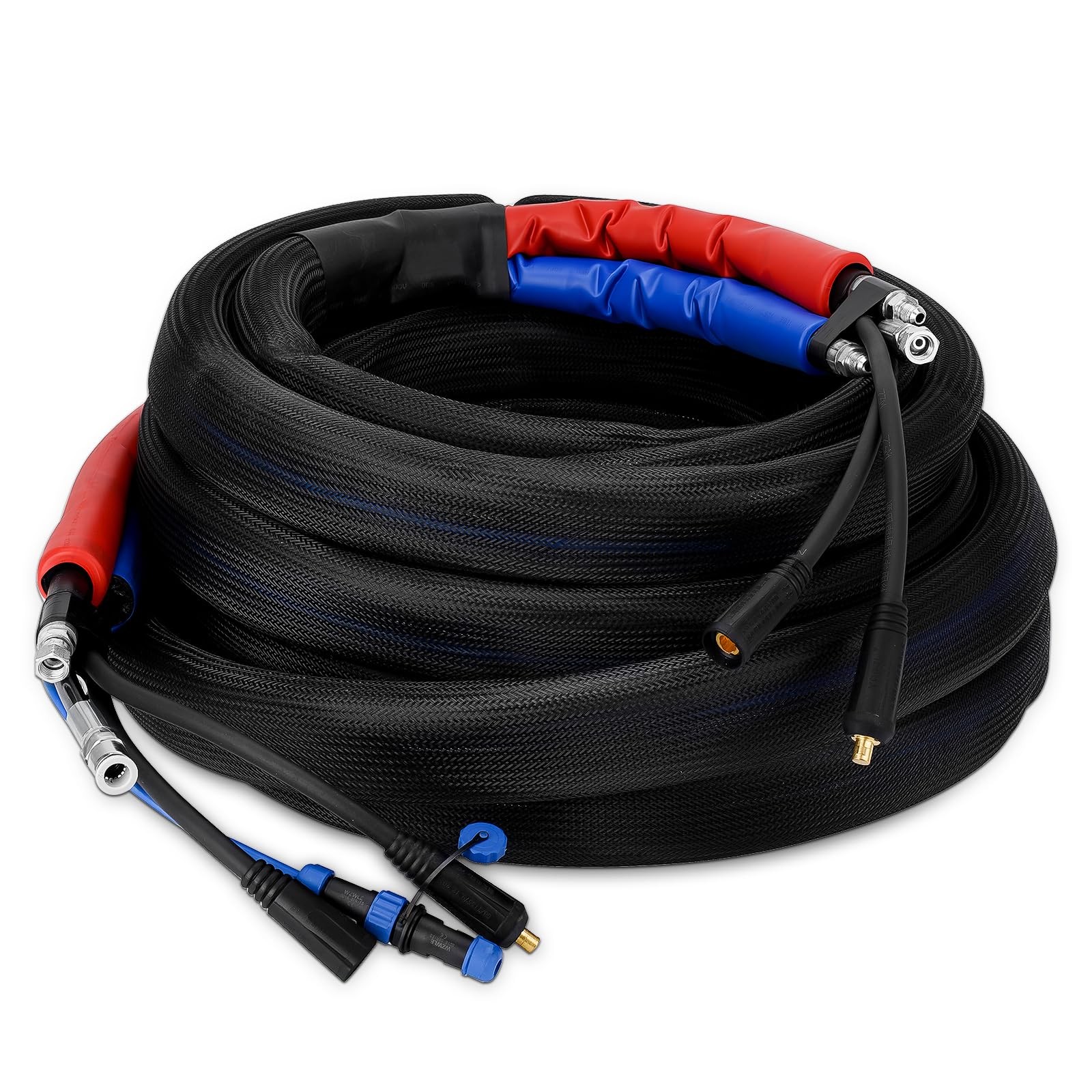 15M/50FT Heated Polyurethane PU Foam Hose For PU Foam Polyurea Spray Machine 12V