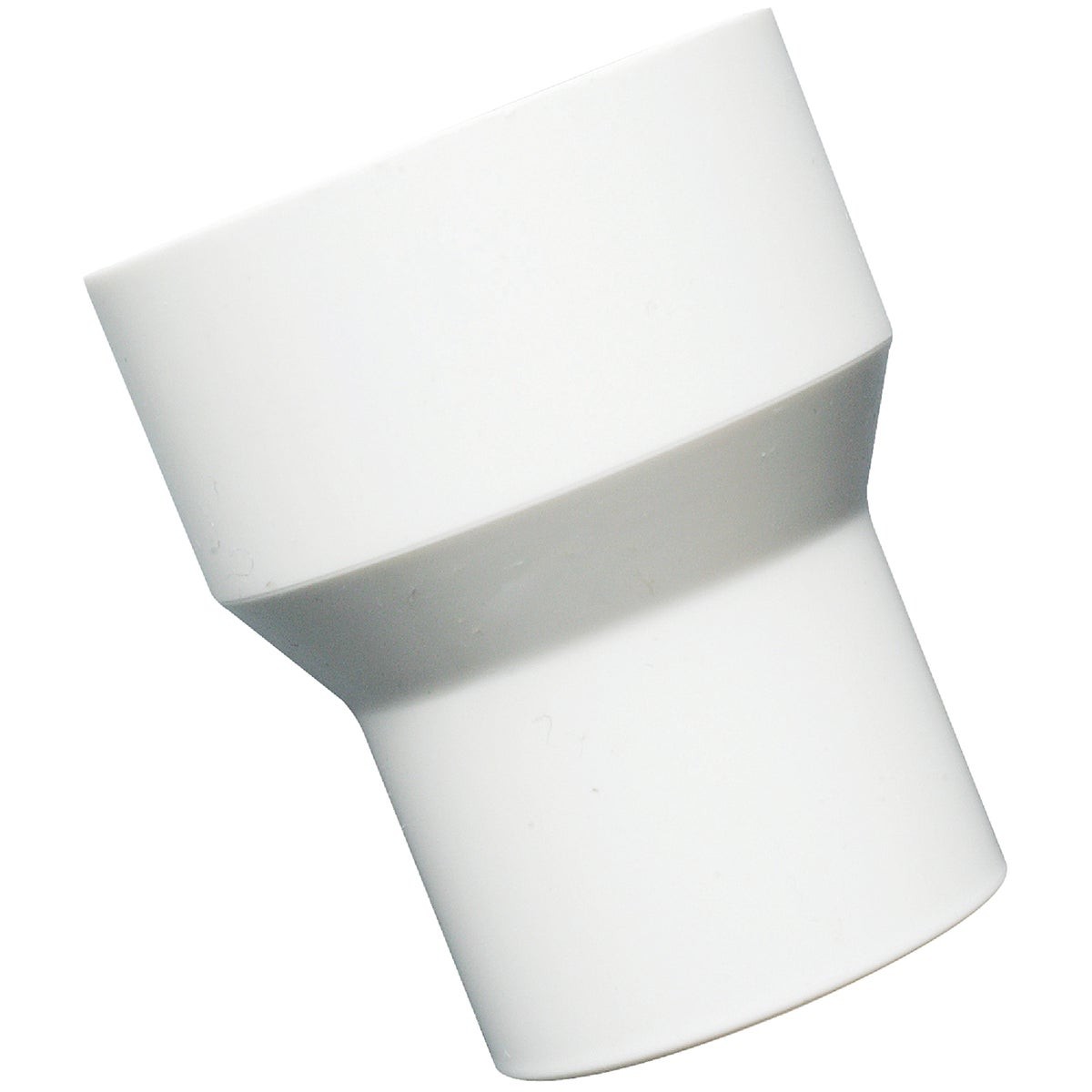 Do it Best 1-1/2 In. x 1-1/4 In. White PVC Solvent Weld Reducer Coupling SIM