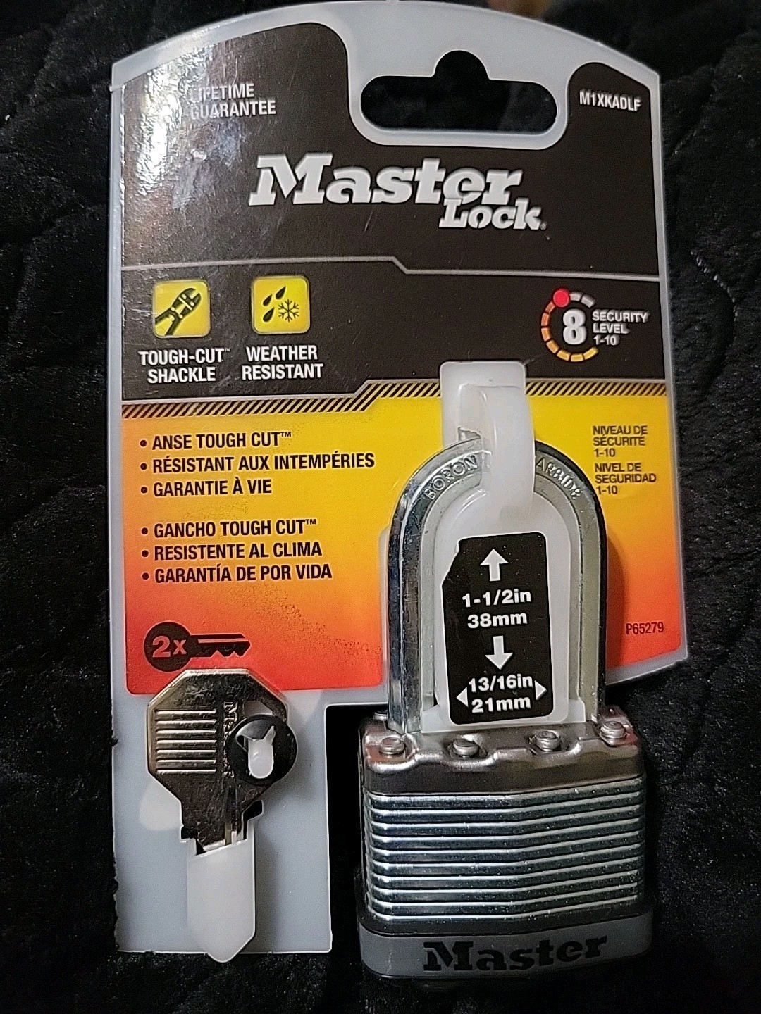 Masterlock, M1XADLF, LIFETIME WARRANTY