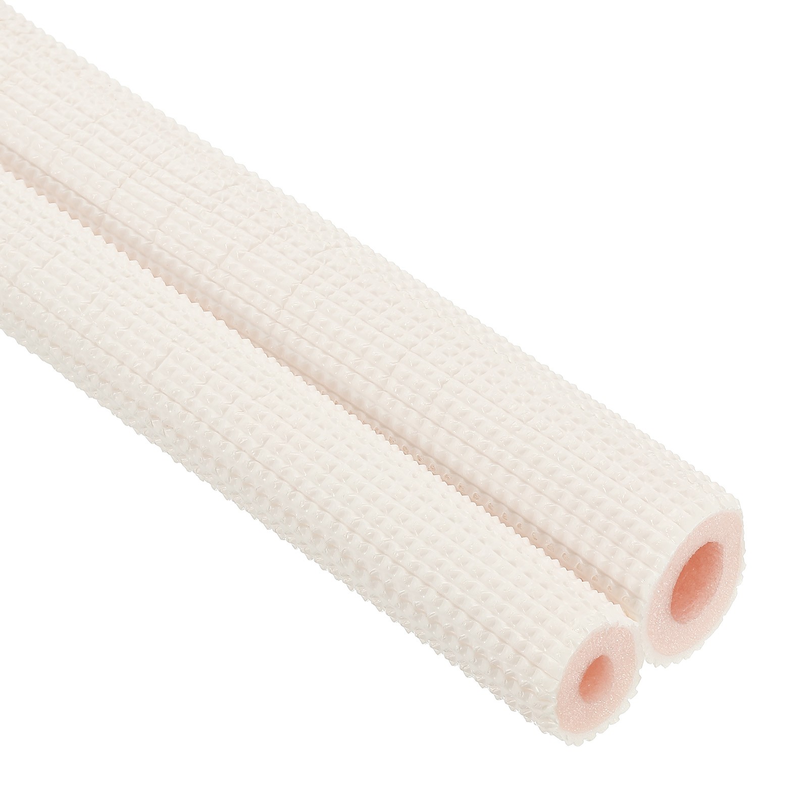 1/4″ 1/2″ Pipe Insulation Foam Tube Heat Preservation Tubing for AC, 2m(6.56Ft)