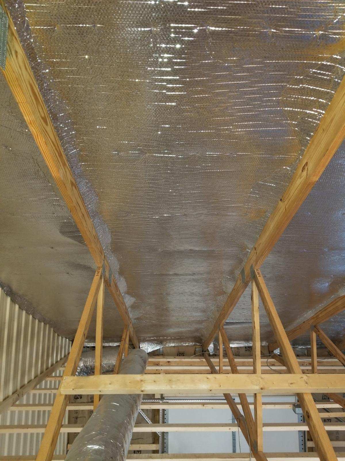 Reflective BUBBLE Foil Insulation RADIANT Barrier 4FT x 10ft FIRE RESISTANT R8