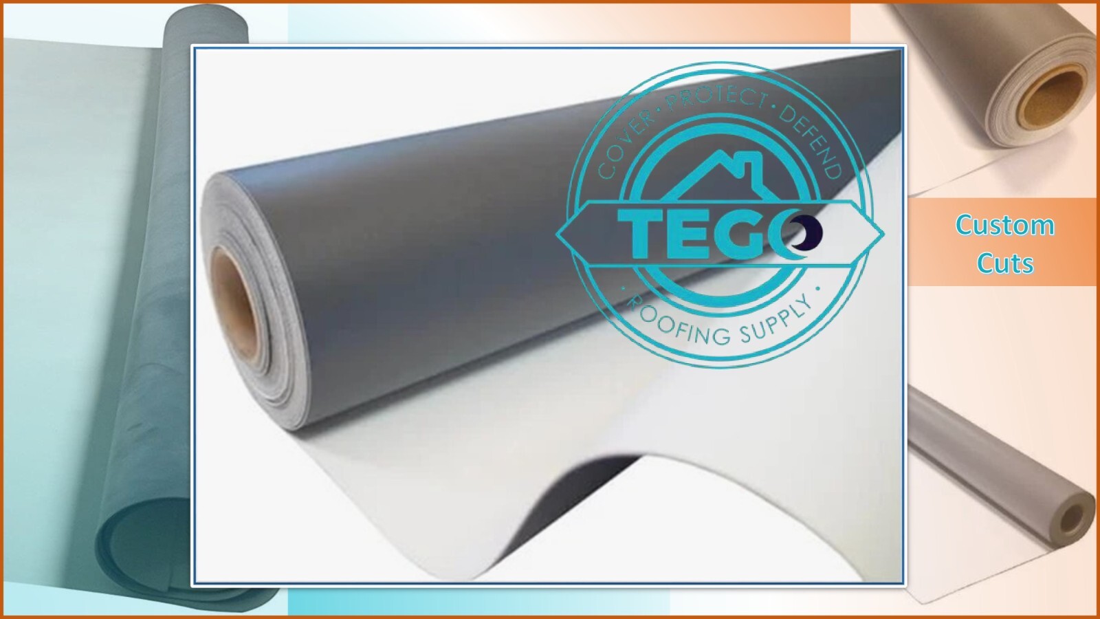 16.5′ x 16.5′ 60 MIL WHITE EPDM RUBBER ROOFING-(272 SqFt)