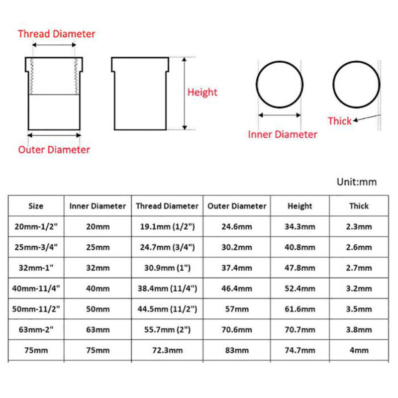 Female Threaded PVC Straight Water Hose Piping Connector Coupler White/Blue/Grey