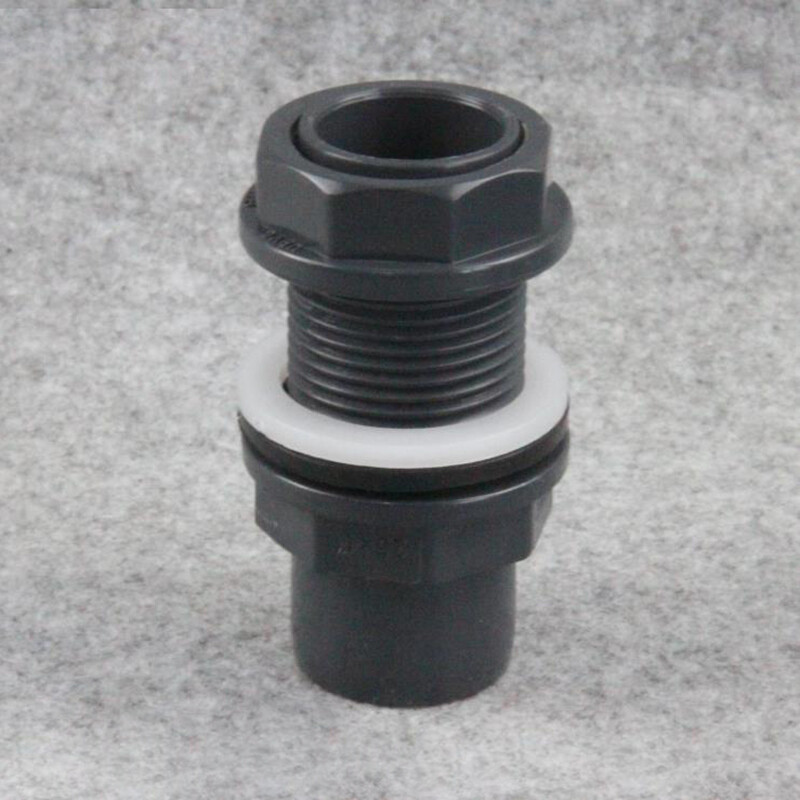 PVC Pipe Fitting for Fish Tank 20/25/32/40/50/63mm Water Tank Thread Connector