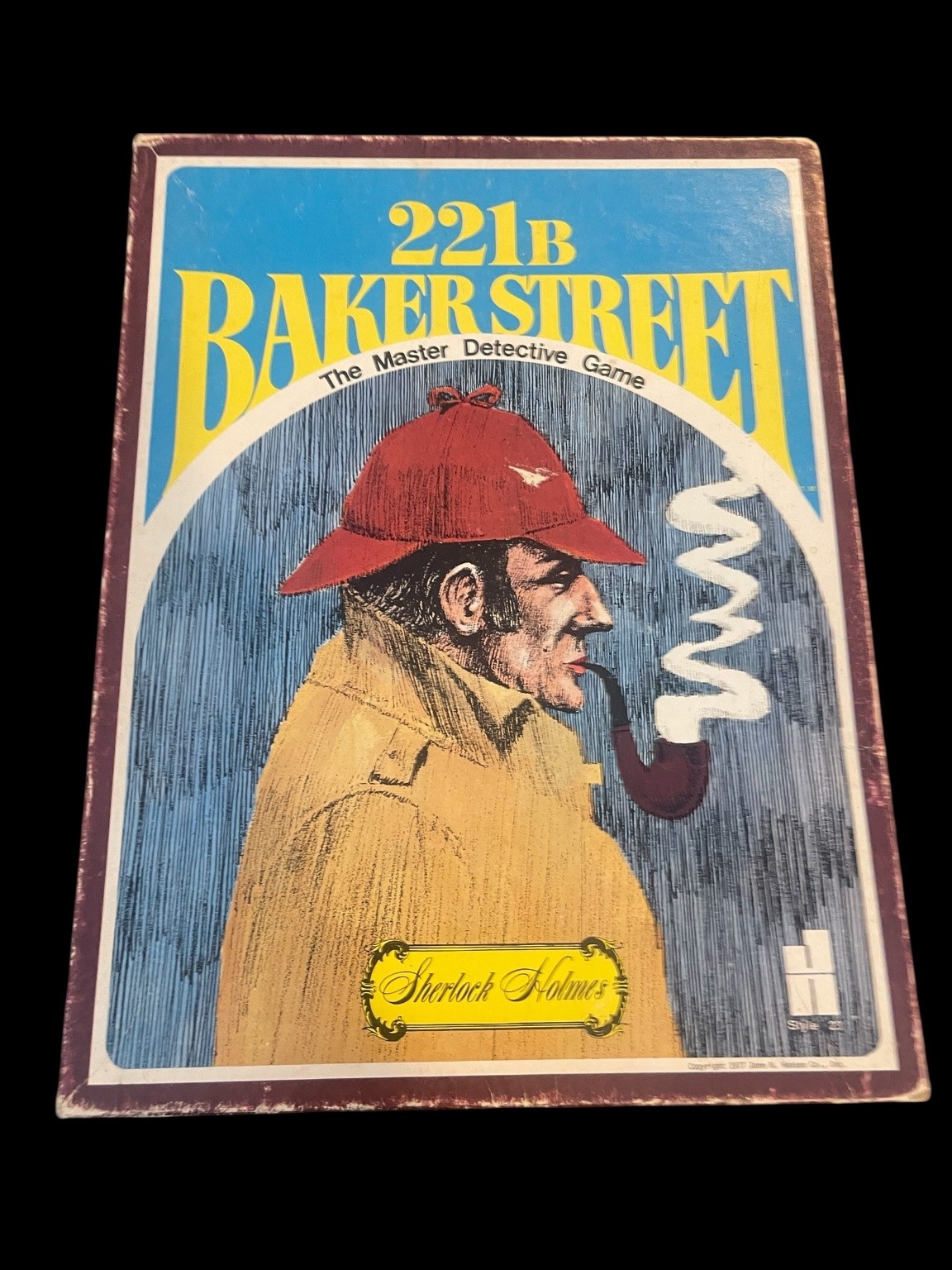 Vintage 1977 221B Baker Street The Master Detective Game Sherlock Holmes