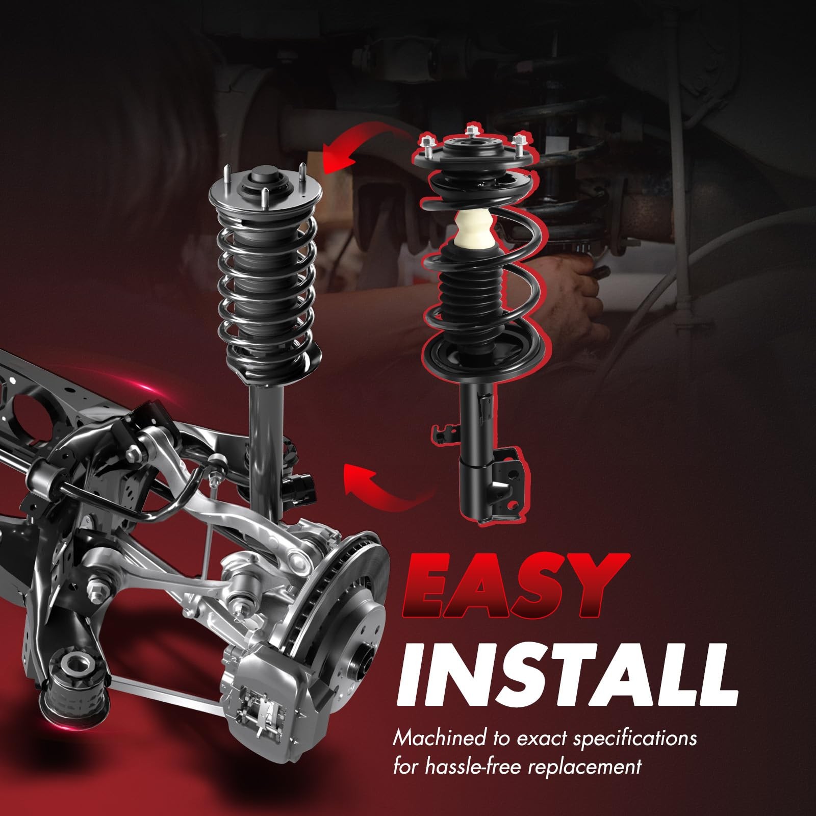 Front Strut Spr Ctrl Arm Ball Jt Complete Kit 95-01 Explorer 01-03 Sport 341302