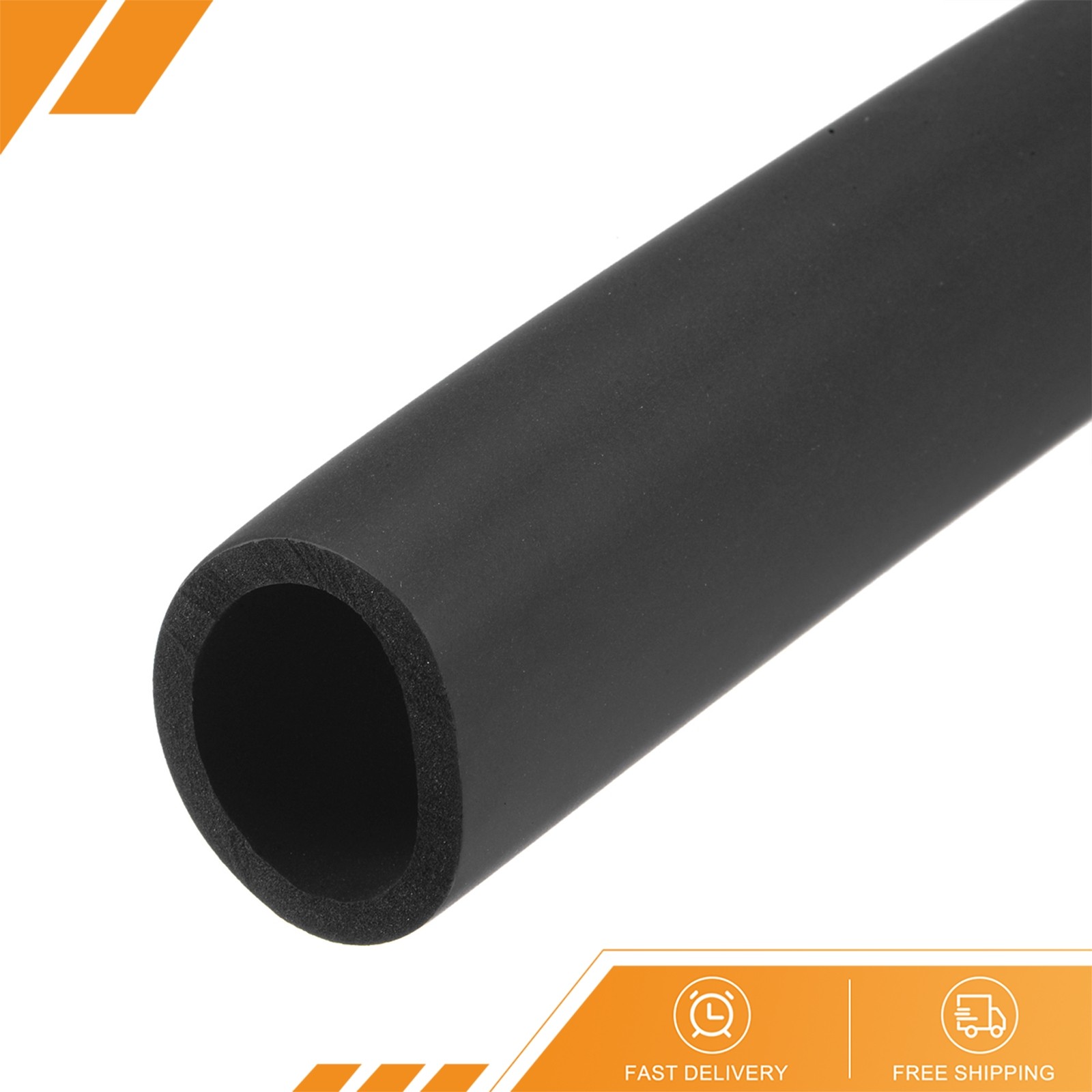 Foam Tubing for Handle Grip Support 30mm ID 40mm OD 1m Length Black