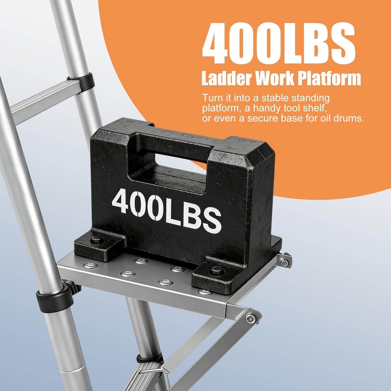 Innvist Ladder Platform For Standing Extension Ladder Work Platform Foldable