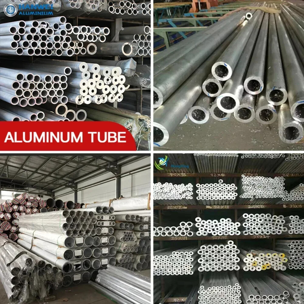 50pcs Aluminum Tube OD 8mm Alloy Pipe Outer Diameter 8*6 6 8 10 12 15 18 20mm