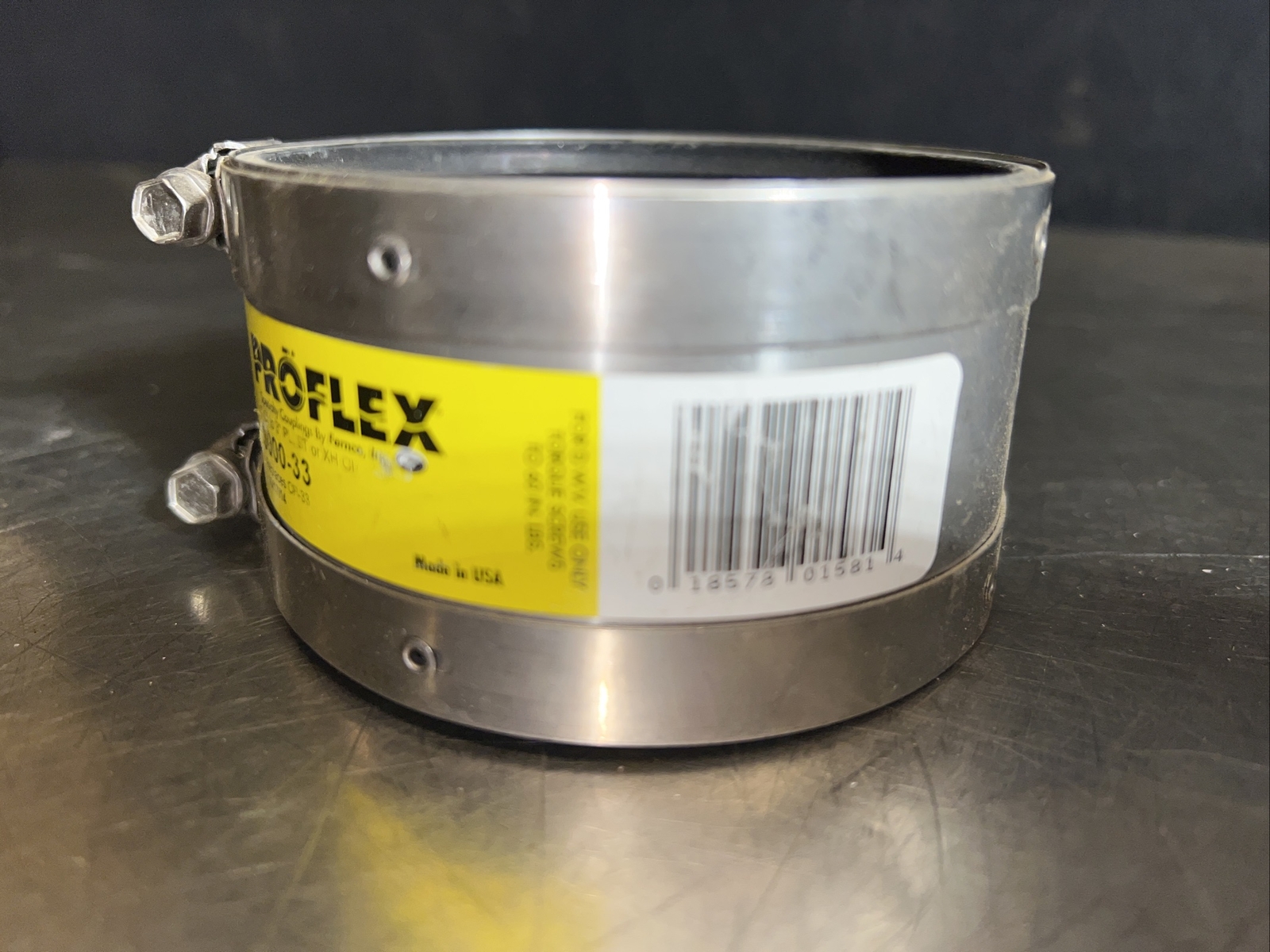 Fernco P3000-33 Proflex Shielded Specialty Coupling, 3″ Nos Surplus