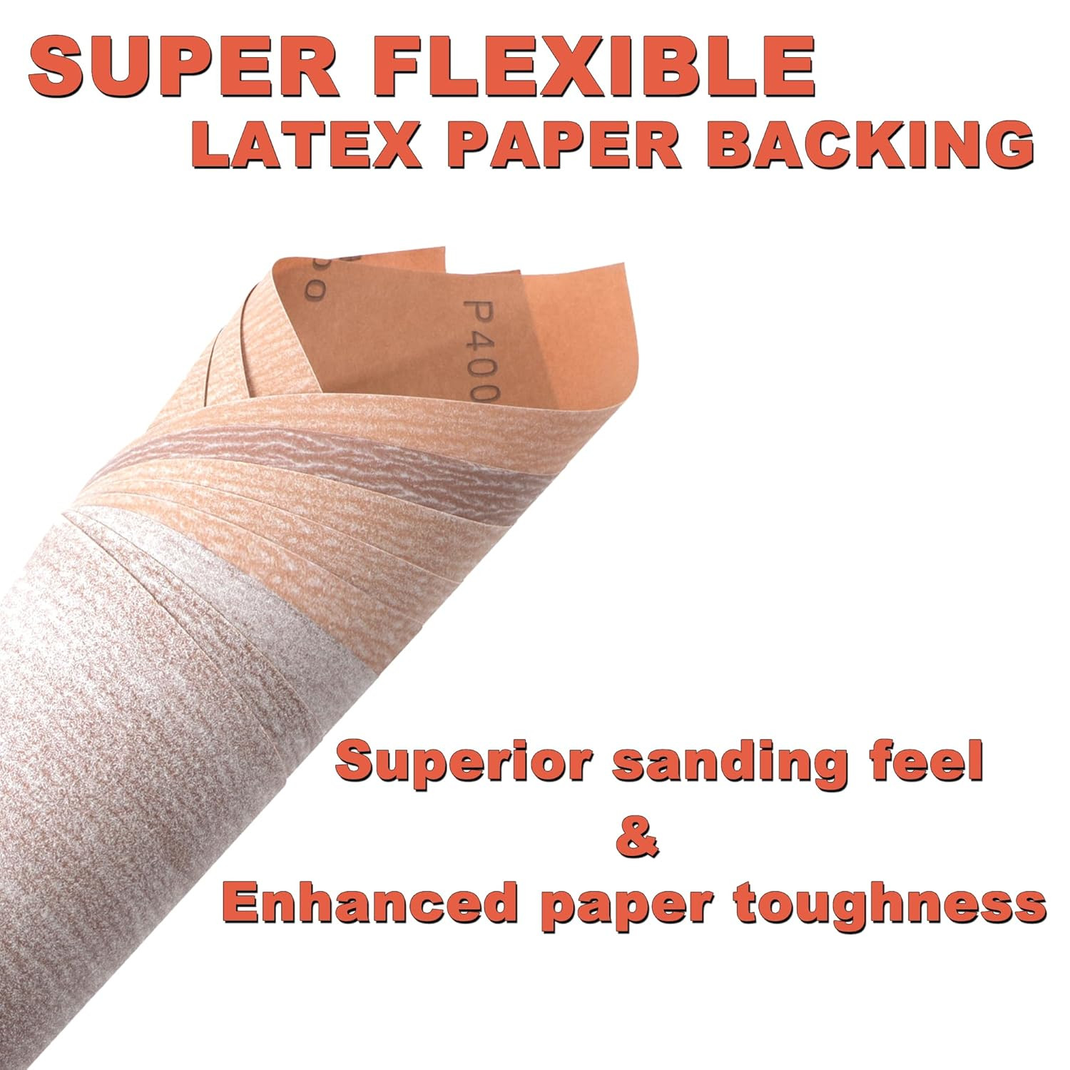 Aluminum Oxide Sandpaper Sheets 9×11, 600 Grit 24 Pack Premium Sand Paper for Wo