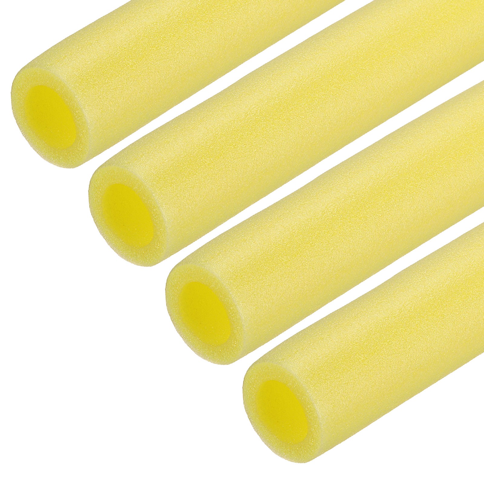 4pcs 1-1/4″ ID 3.3FT Pipe Insulation Foam Tube 2.05″ OD Tubing Cover Yellow