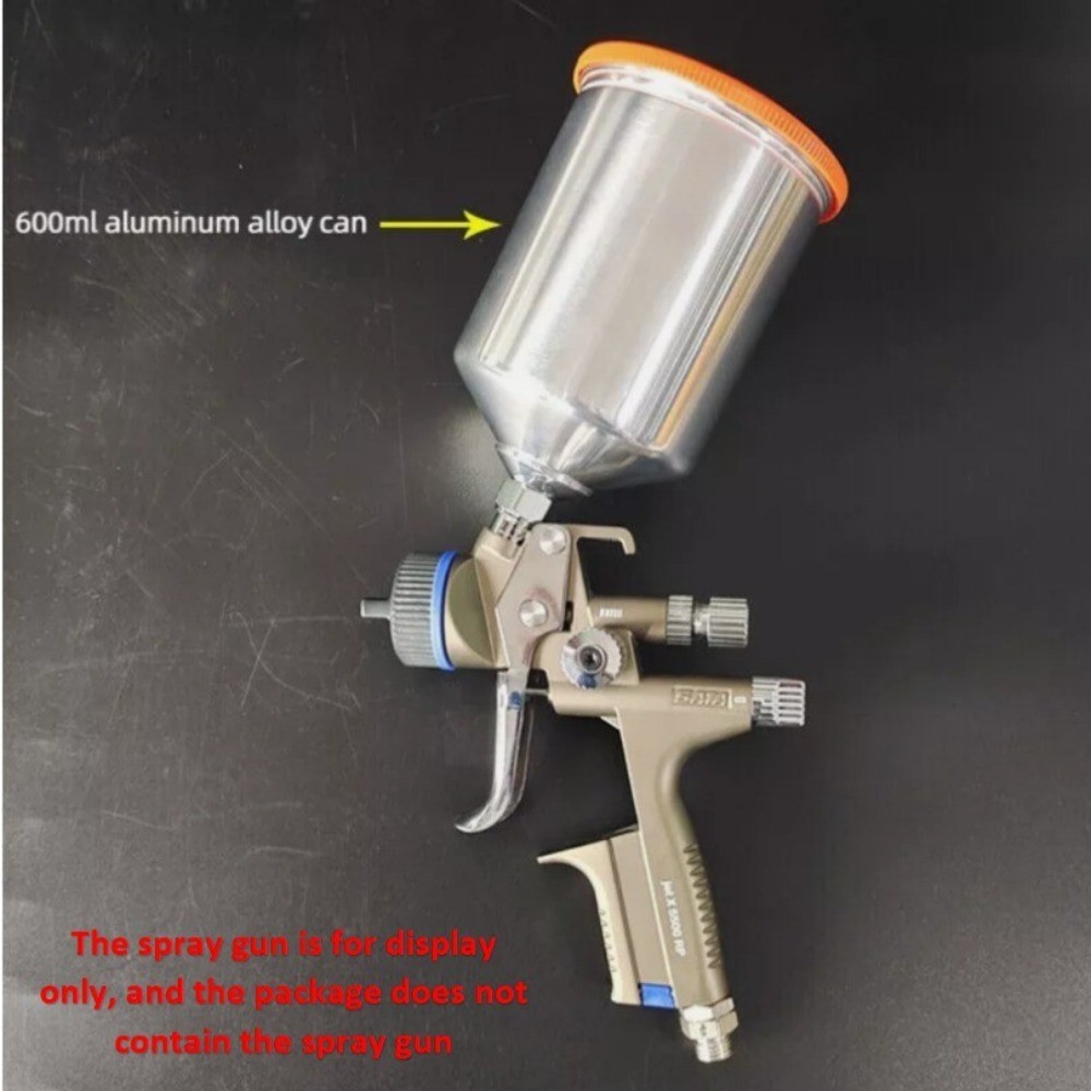 Spray Gun Cup Pot for SATA 600ml Sealed Tank General Upper Cup Car Paint Pot 1PC