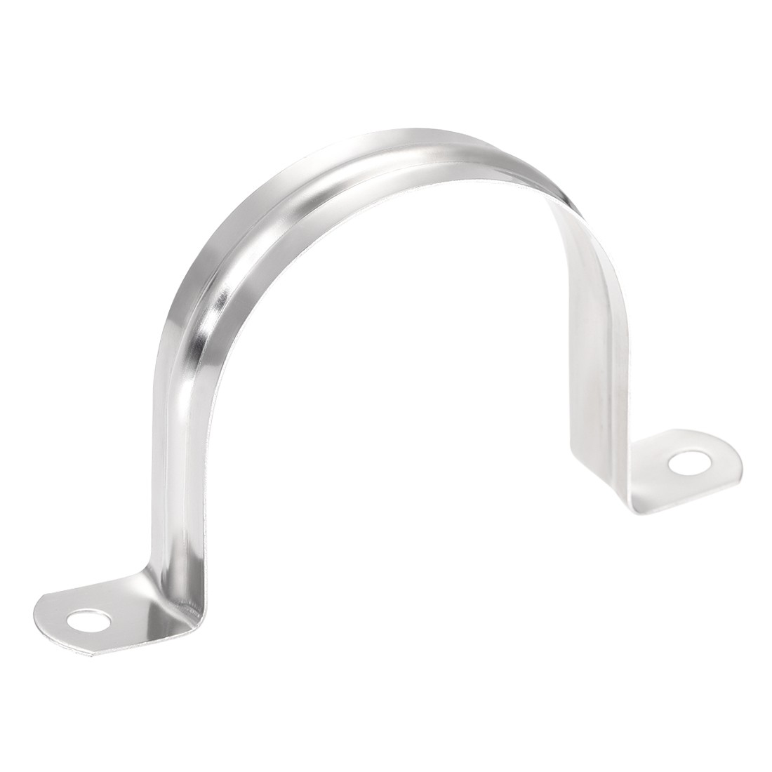 8Pcs 63mm Rigid Pipe Strap 2 Holes Tube Straps 201 Stainless Steel Clamp