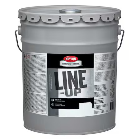 Krylon Industrial K42130404-20 Pavement Striping Paint, 5 Gal., Parking Lot