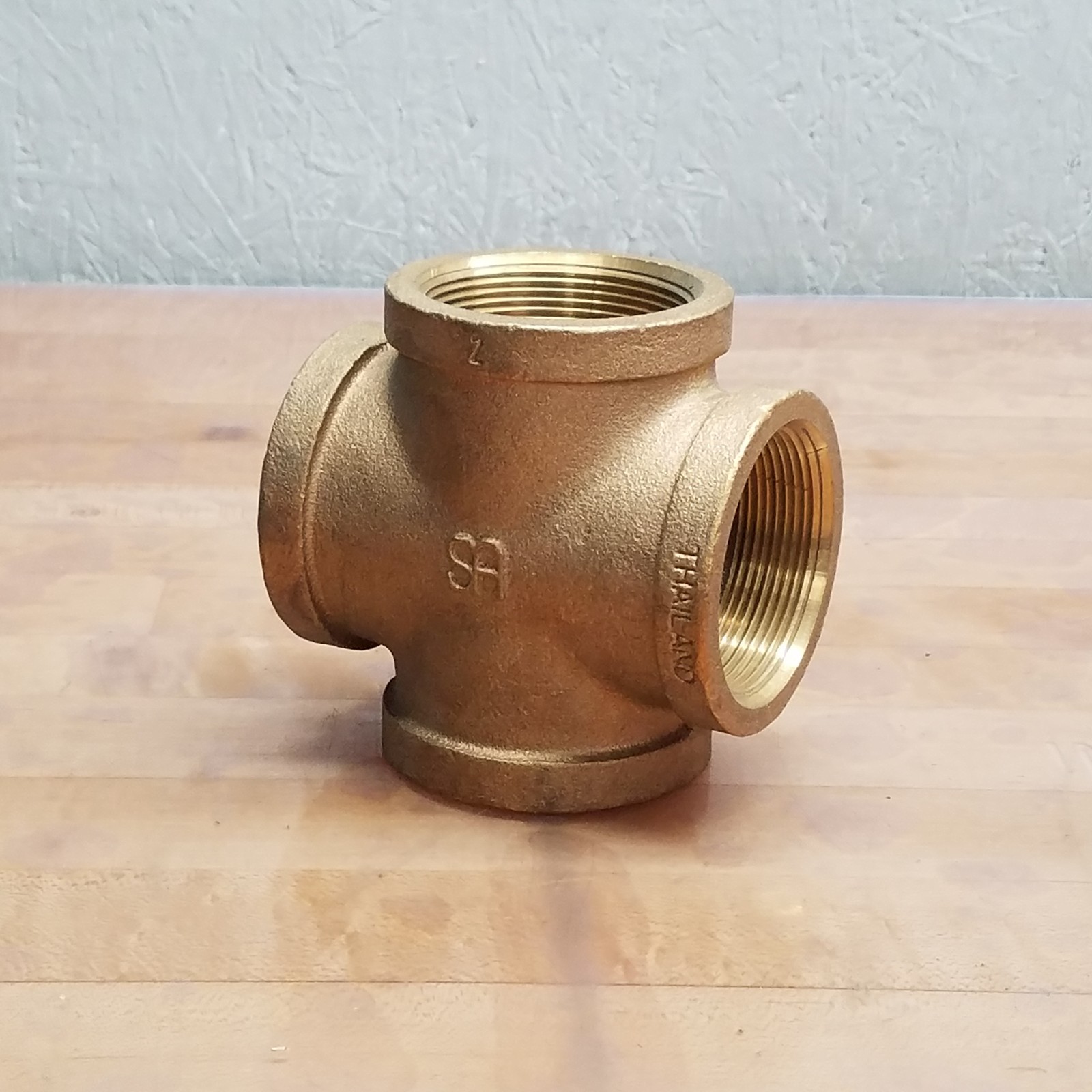 Merit Brass X110-32 Pipe Cross, 2″ Nominal, FNPT End Style, 125lb Pressure Class