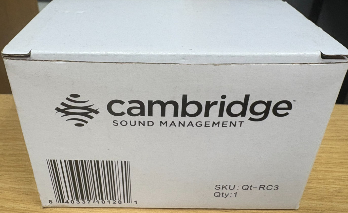 Biamp / Cambridge In-Room Volume Control (P/N: QT-RC3)