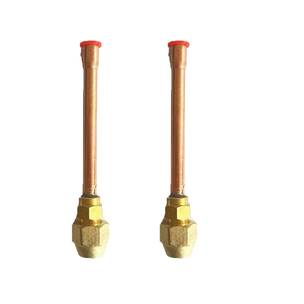 SAE 1/4″ 3/8″ Flare Connector Copper Tube Brass Pipe Fitting Connector 2PCS