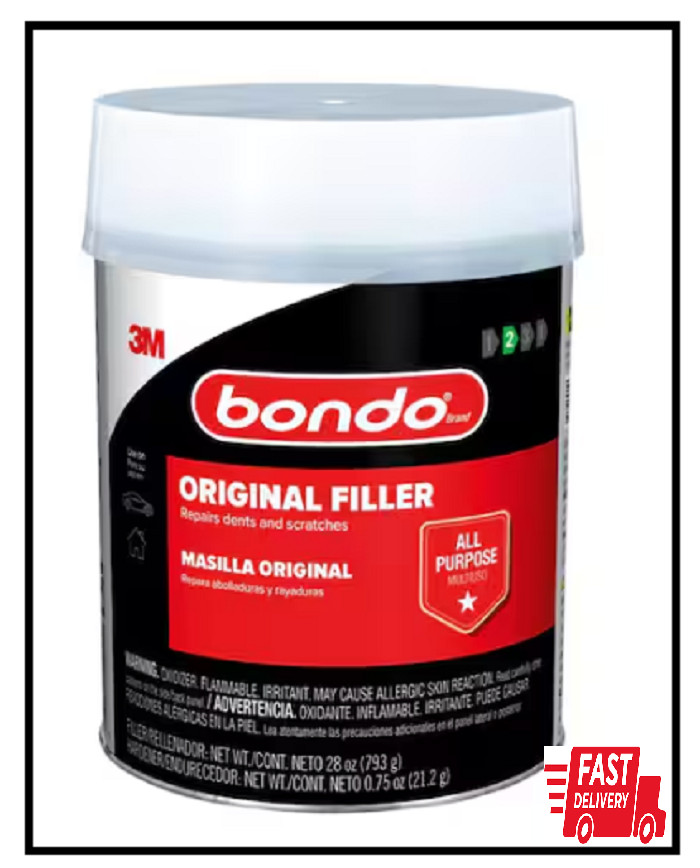 Bondo Stage 2 Original All-Purpose Filler Repair Dents & Scratches 28 oz