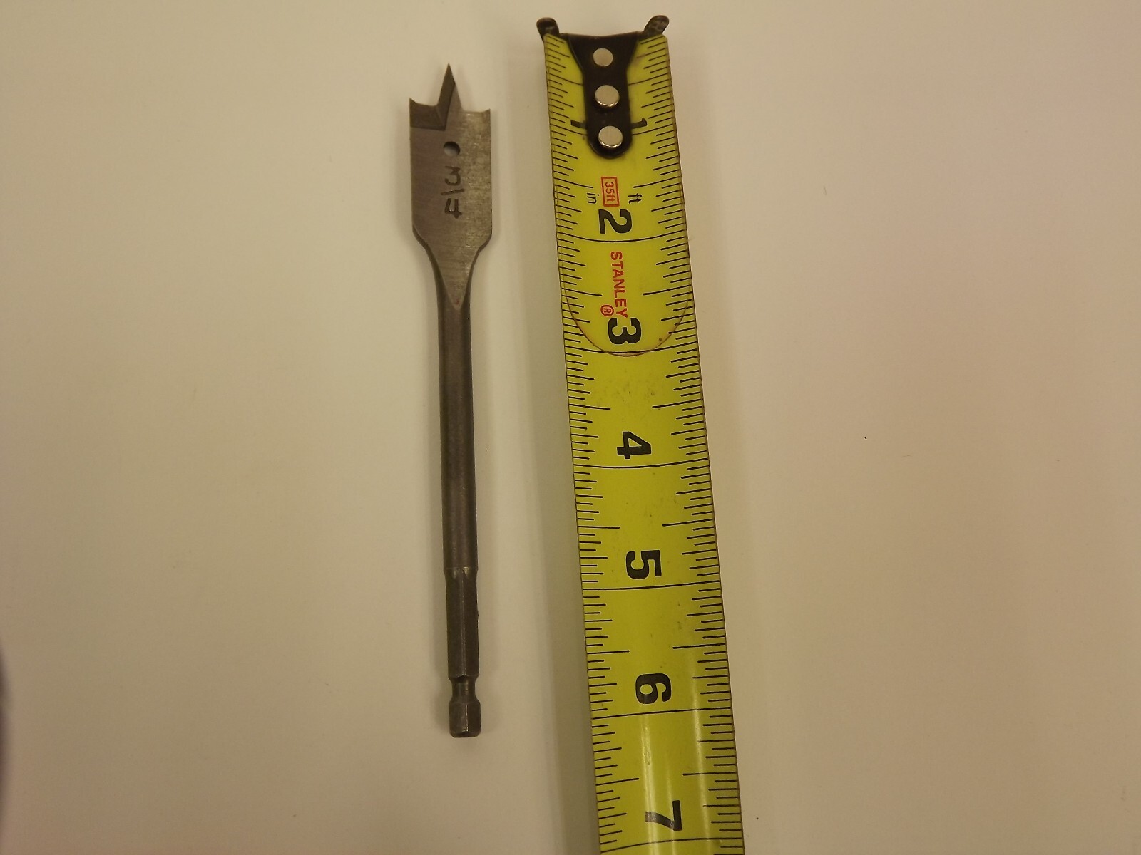 3/4″ x 6″ Spade Drill Bit Drill America Hex Shank 1/4″ DMS71-0008