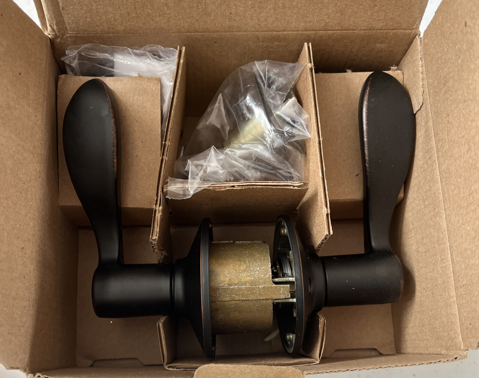 SCHLAGE F10 ACC 716 Lever Hall & Closet Passage Aged Bronze