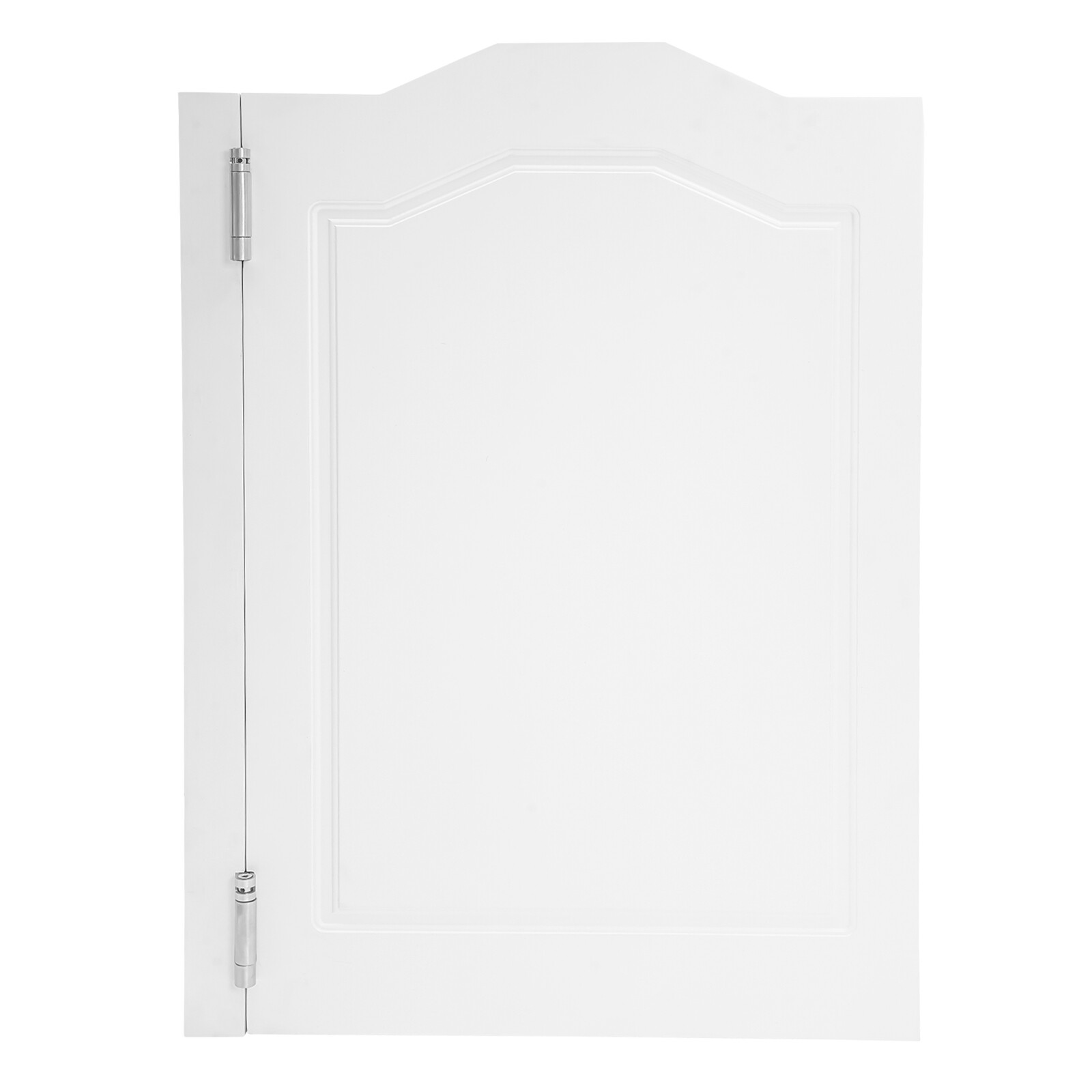 Partition Door, Swing Solid Wood Door, White Partition Door for Shop Entrance