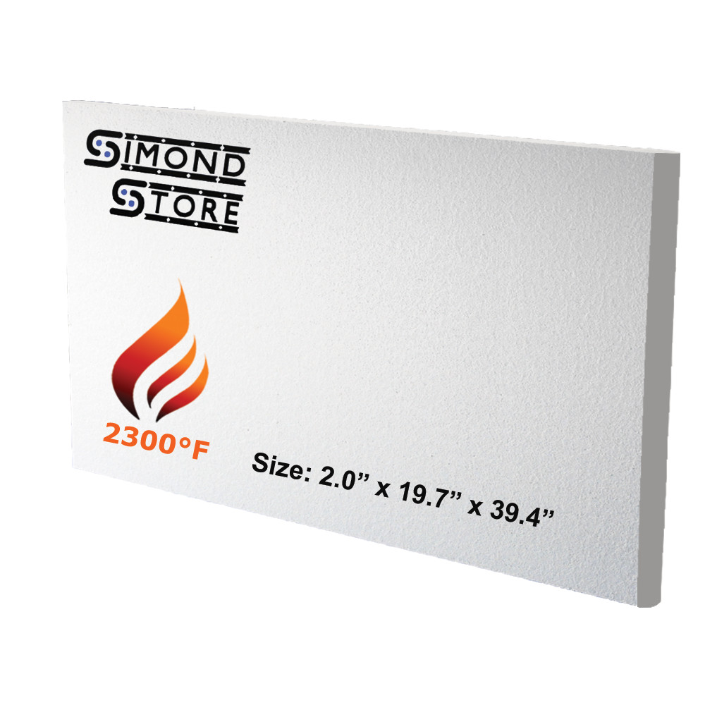 Ceramic Fiber Board – 2″x19.7″x39.4″- 2300 F – Ceramic Fiber Insulation Board